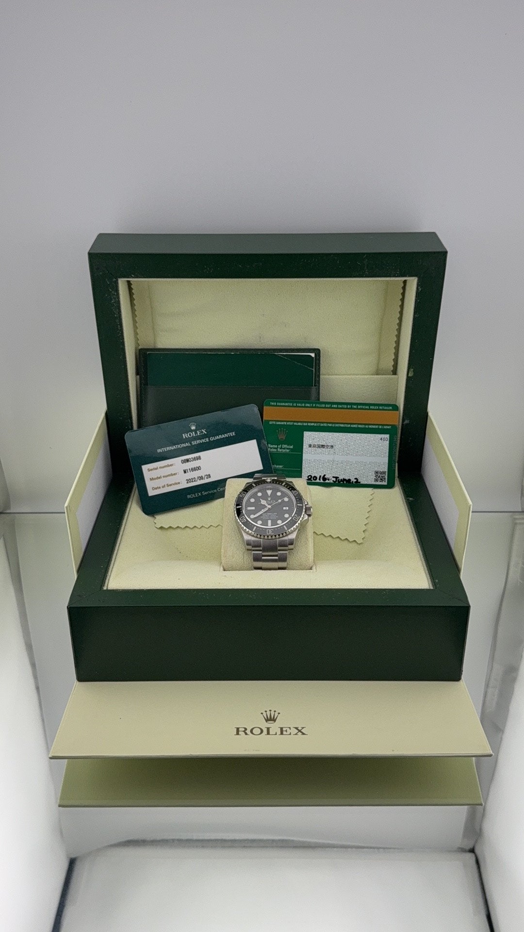 Rolex Seadweller 4000 Dial 116600