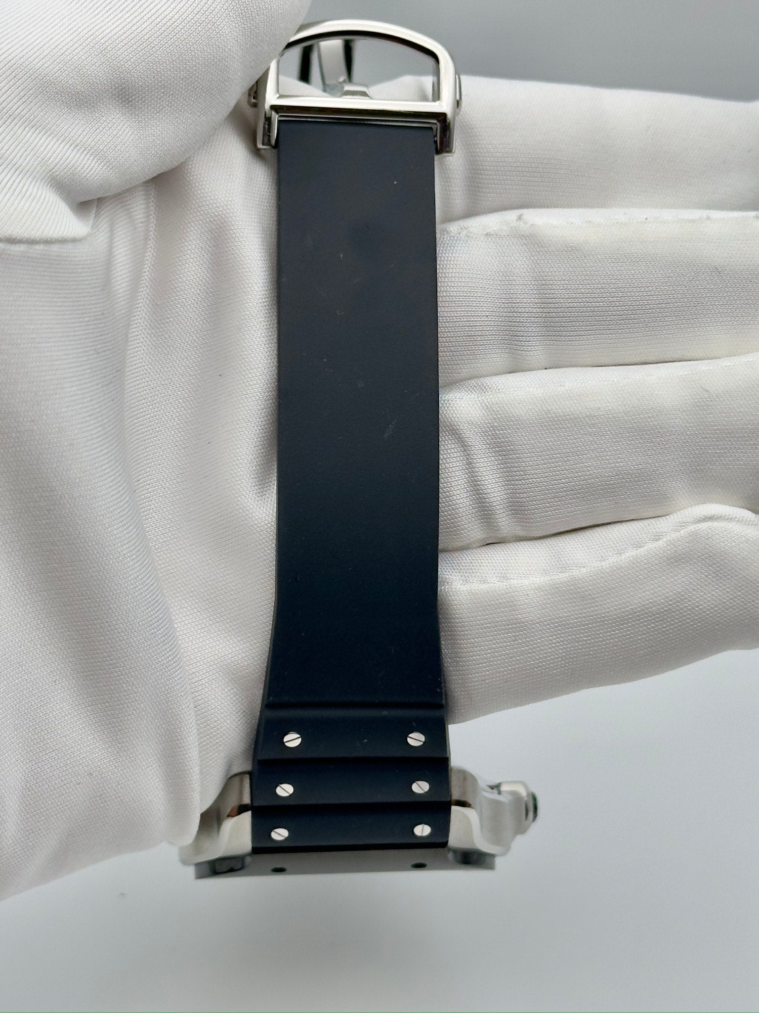 Cartier Santos Chronograph Silver Dial WSSA0017