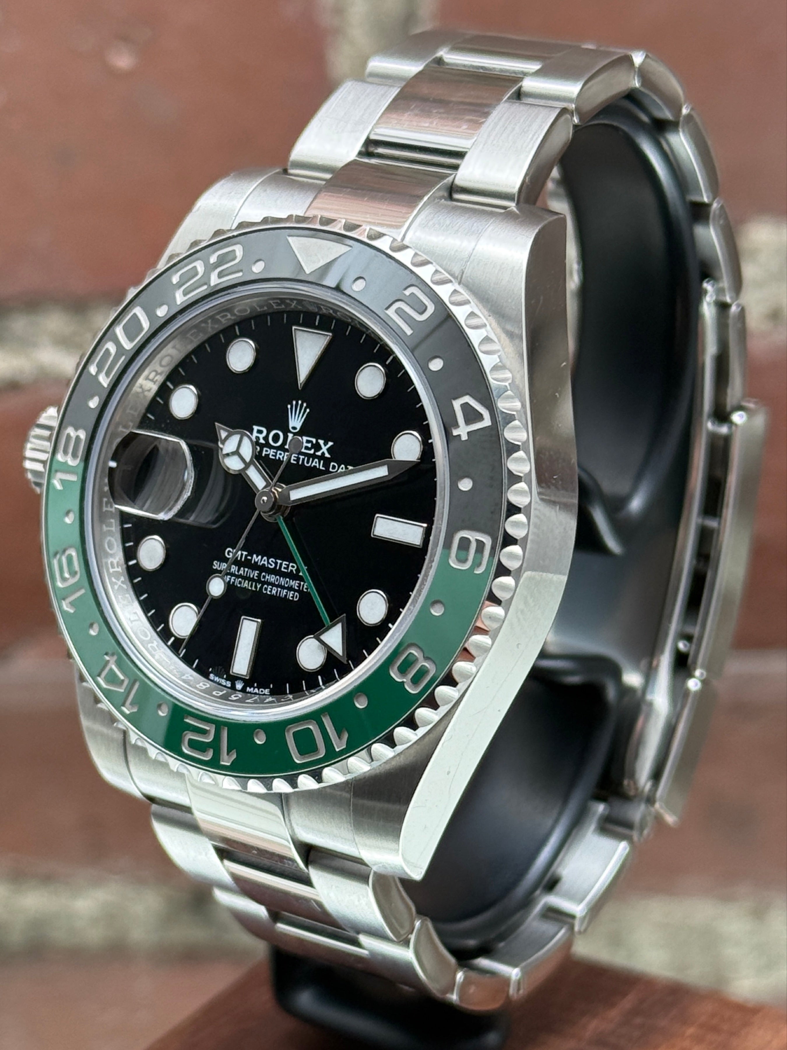 Pre-owned Rolex GMT-Master II "Sprite" 126720VTNR | steel black