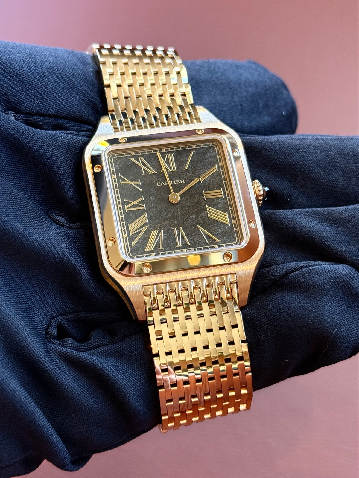 Brand new Cartier Santos Dumont Limited Obsidian Dial WGSA0123 WGSA0123 | N/A N/A