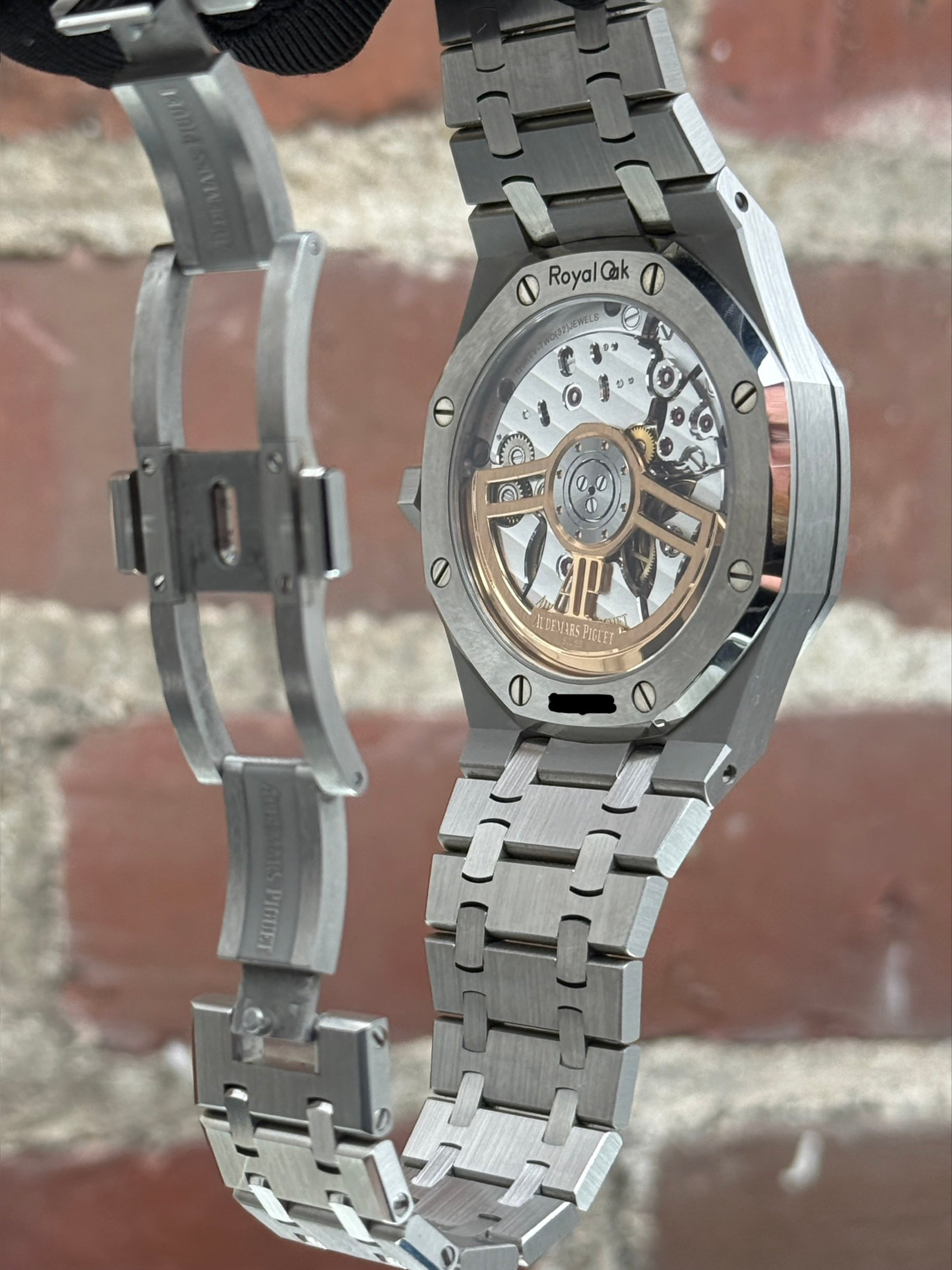 Pre-owned Audemars Piguet Royal Oak Selfwinding Blue Dial 41mm 15510ST.OO.1320ST.01 | Steel Blue