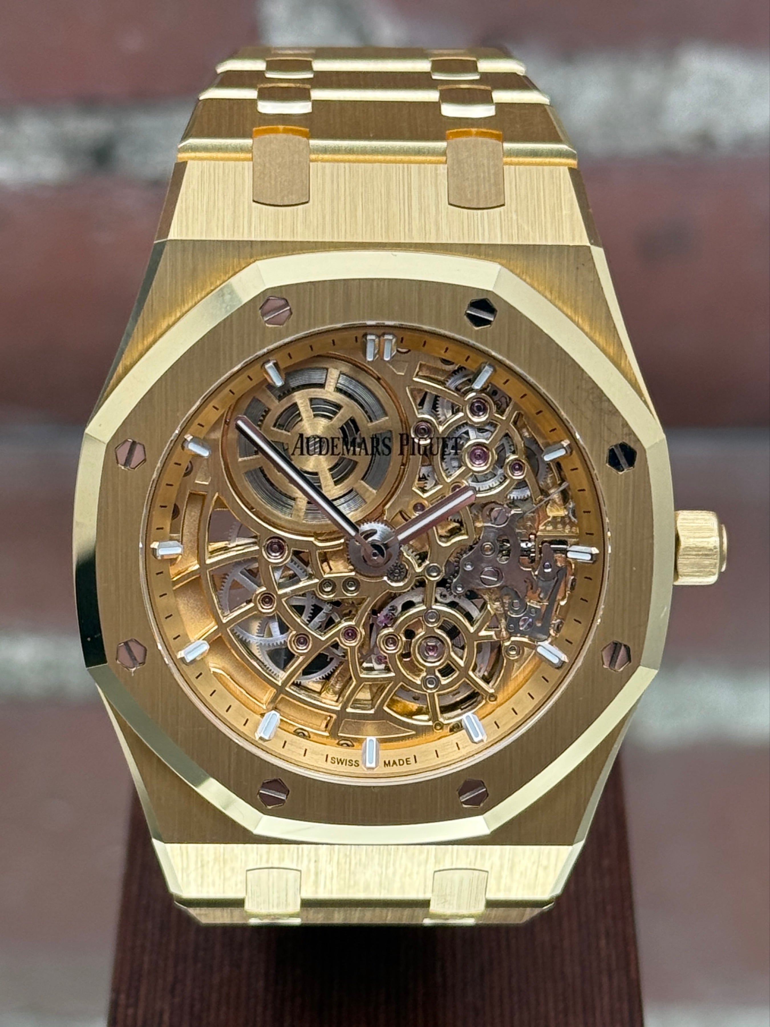 Audemars Piguet "jumbo" Extra-thin Openworked Royal Oak