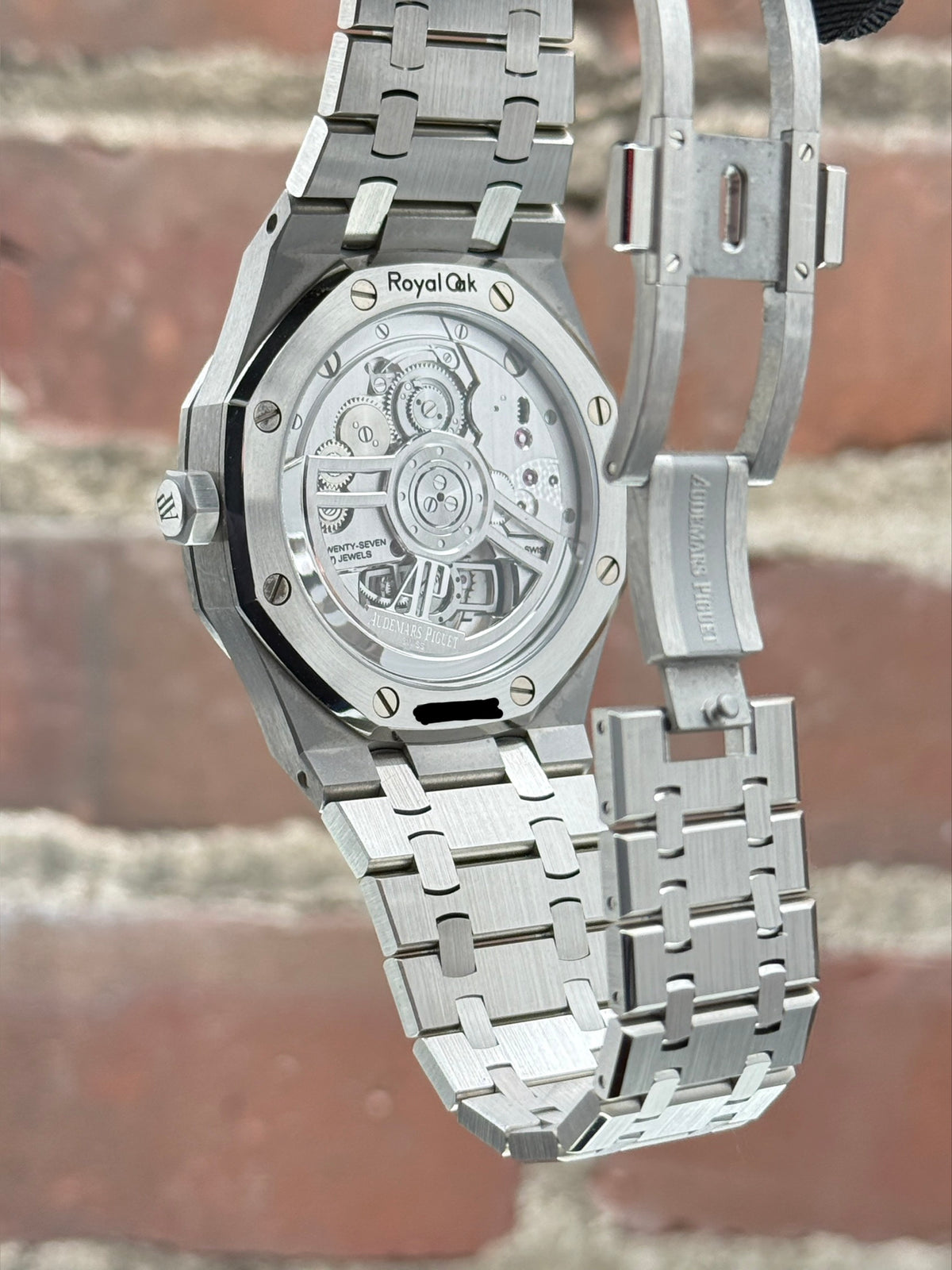 Pre-owned Audemars Piguet Royal Oak Selfwinding Flying Tourbillon Burgundy 26730ST.OO.1320ST.05 | Steel Bordeaux