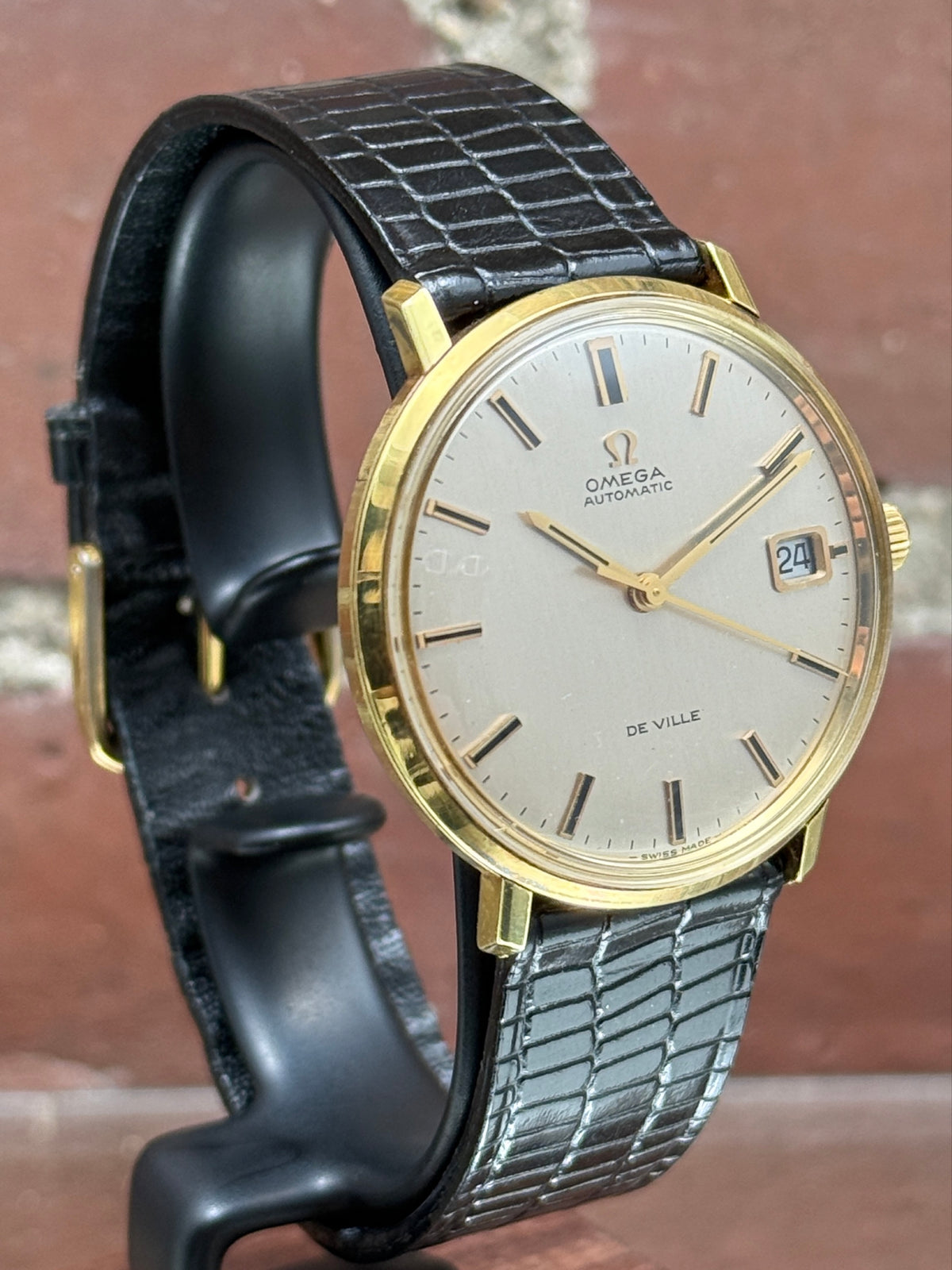 Pre-owned Omega Seamaster Deville 136.020 | Gold and steel Silver