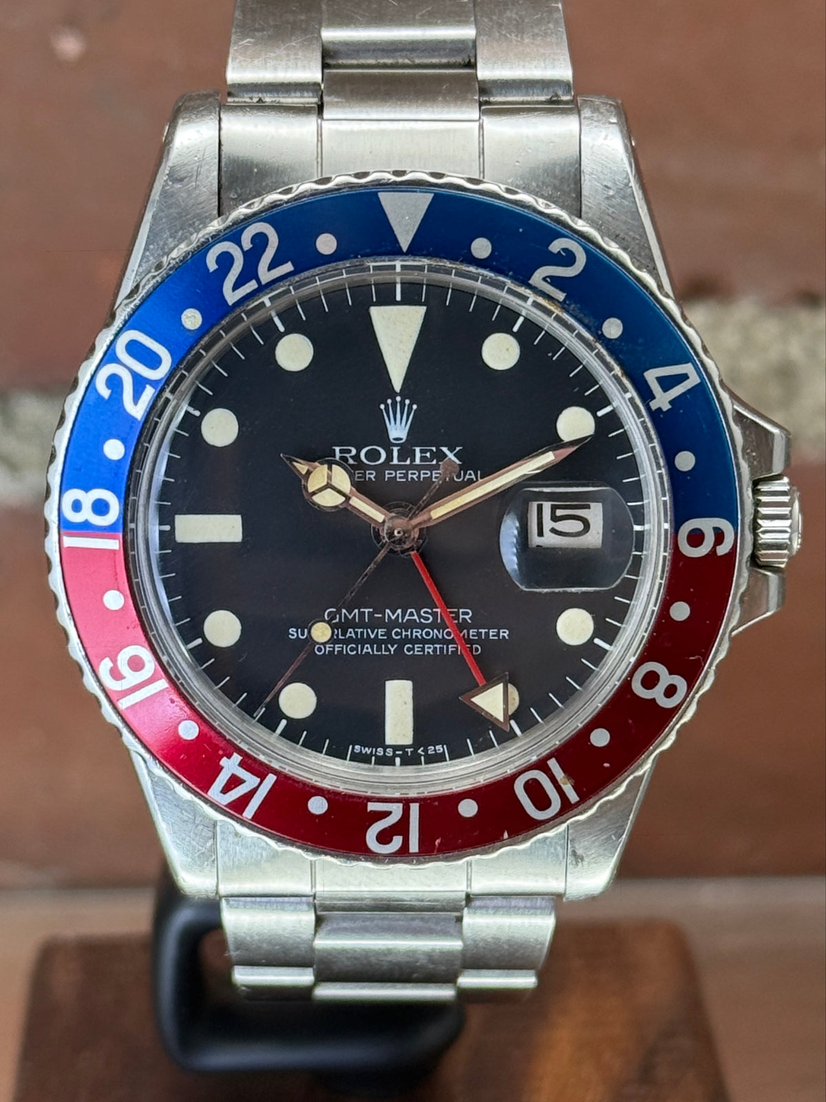 Pre-owned Rolex GMT-Master 1675 | Steel Black