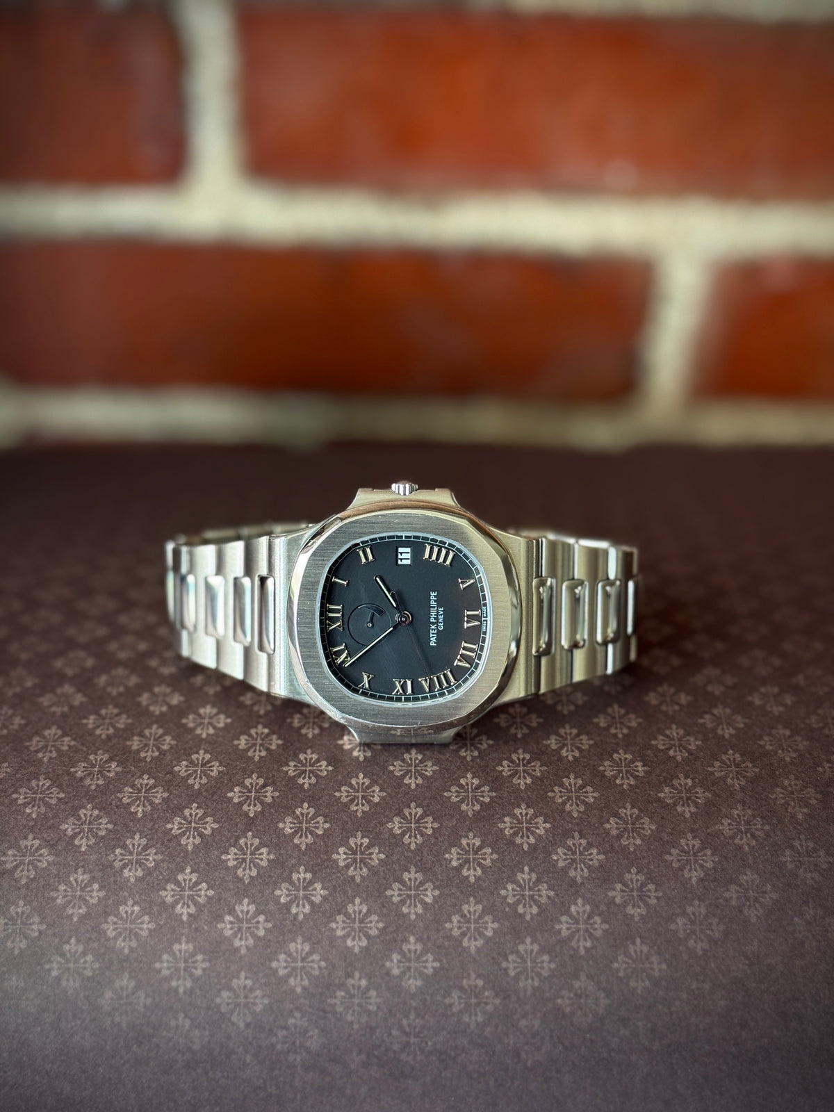 Pre-owned Patek Philippe Nautilus 3710/1A-001 | Steel Black