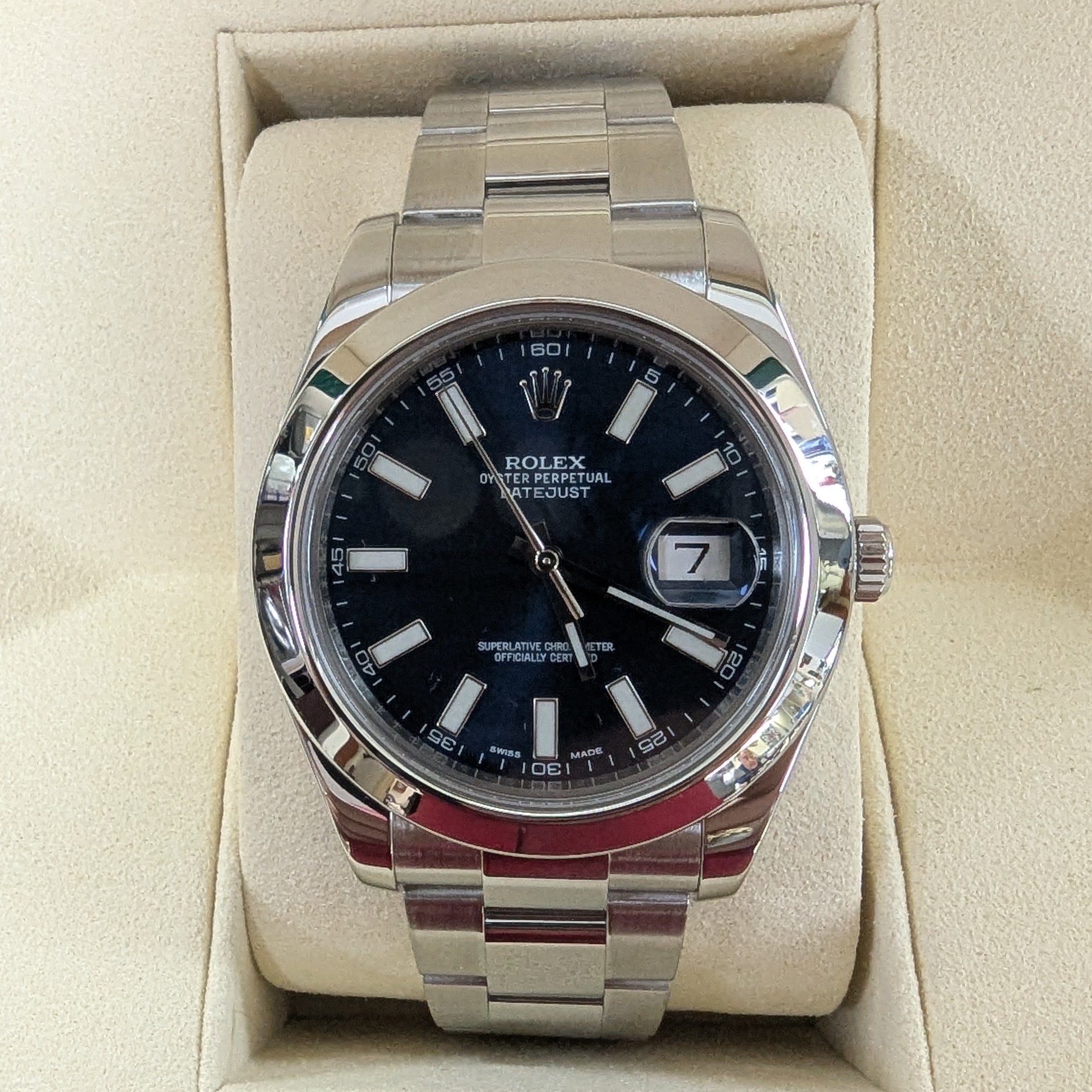 Rolex DateJust II Blue Stick (Ref. 116300)