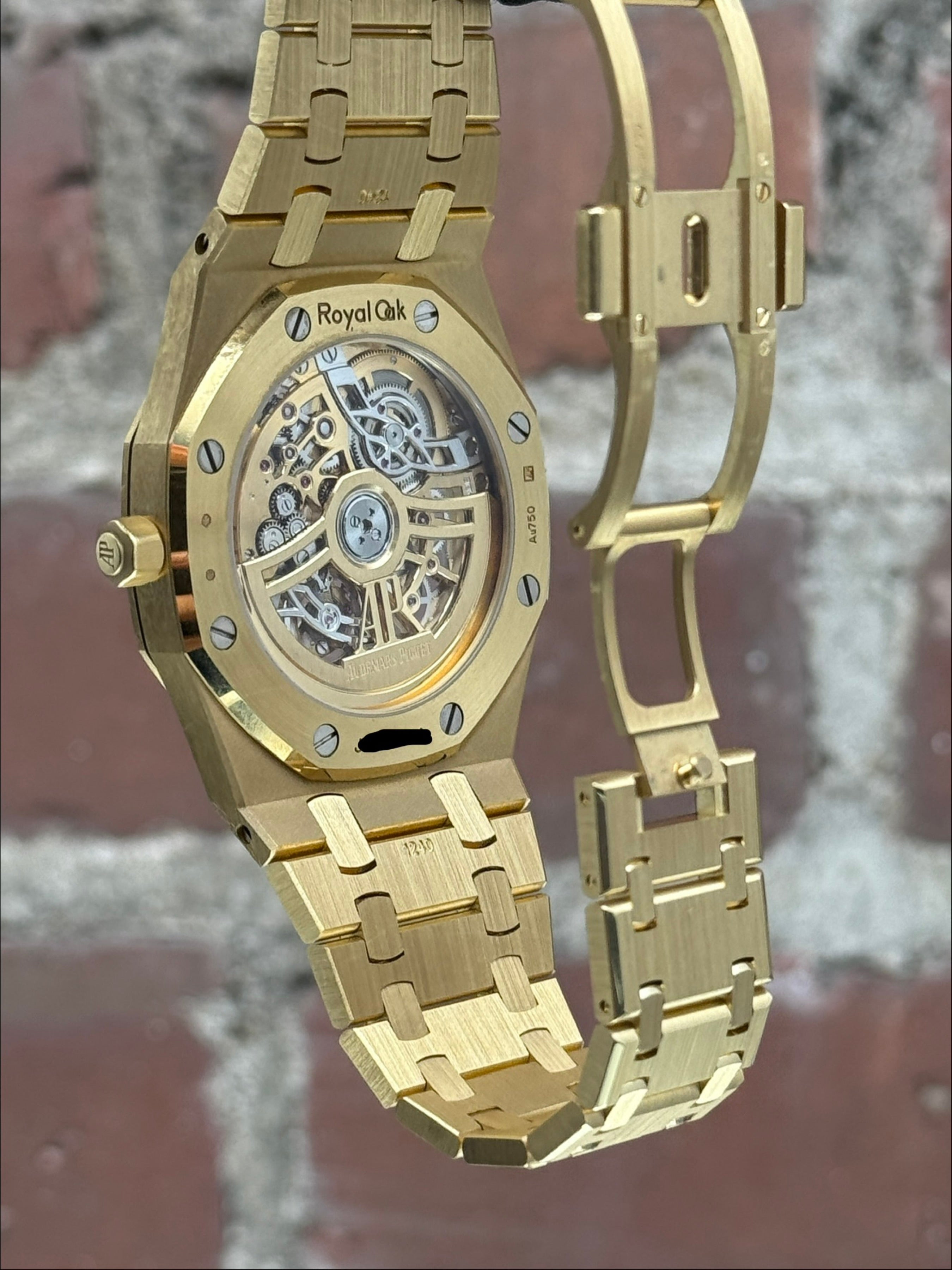 Audemars Piguet "jumbo" Extra-thin Openworked Royal Oak