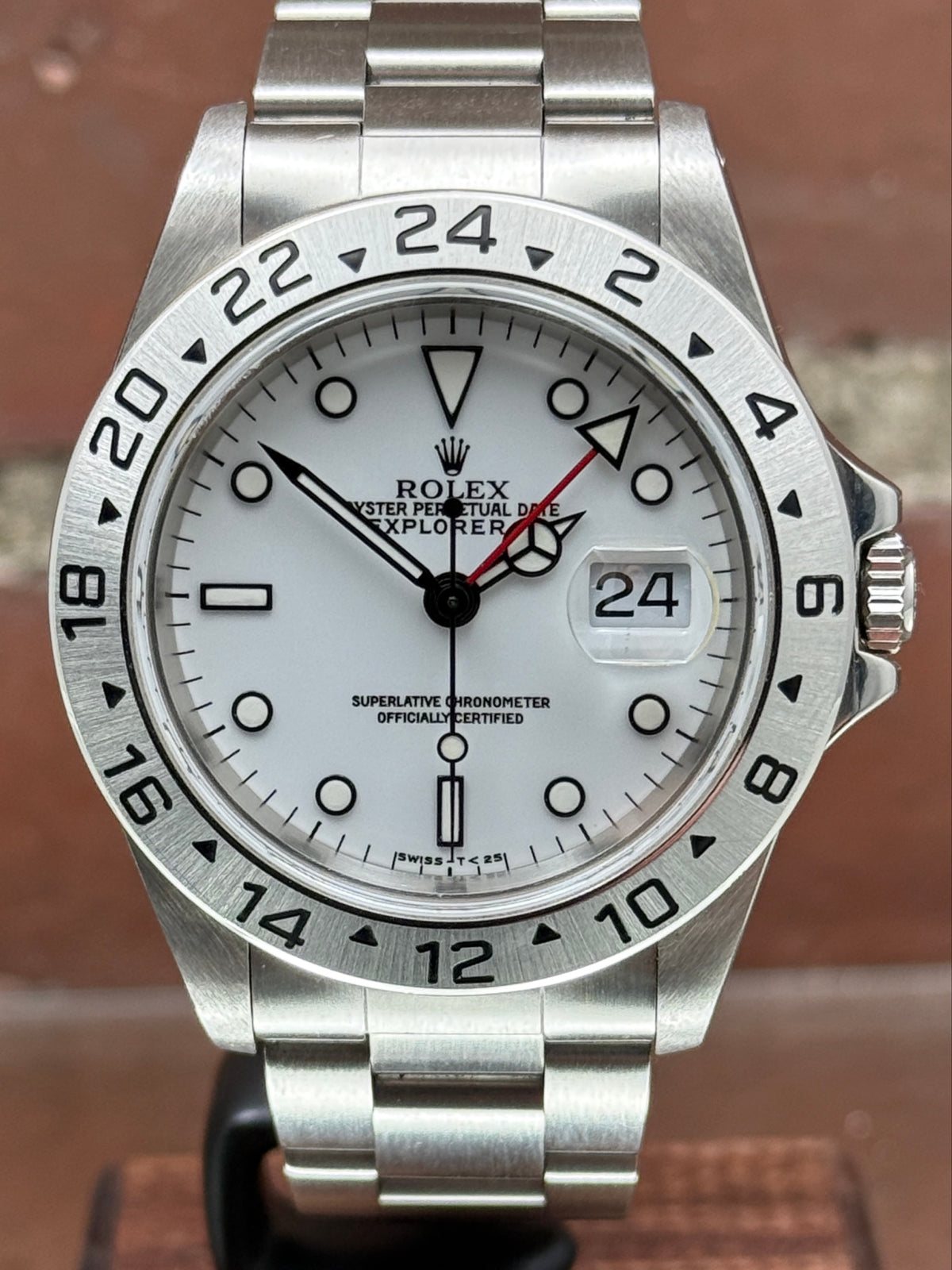 Mint Rolex Explorer II 16570 | Steel White