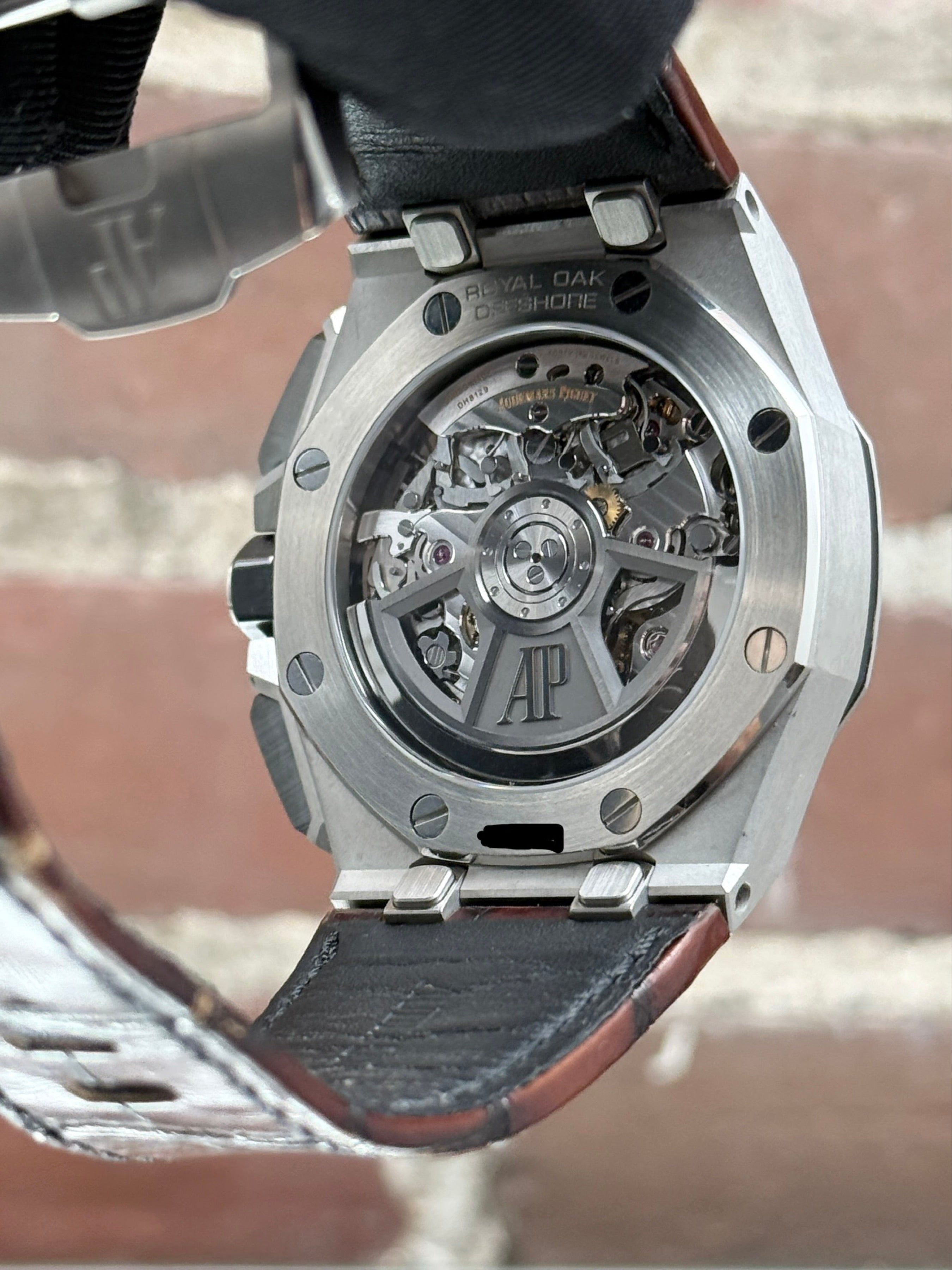 Pre-owned Audemars Piguet Royal Oak Offshore 26420ST.OO.A828CR.01 | Steel Bronze