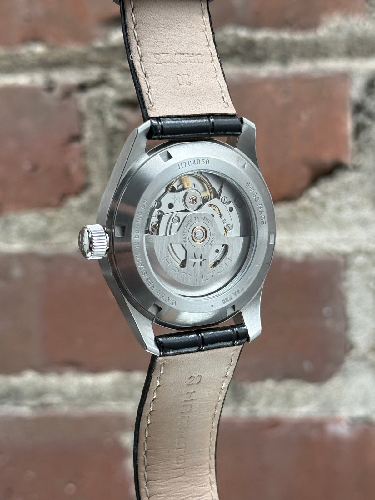 Pre-owned Hamilton Khaki Field Murph 38mm H70405730 | Steel Black