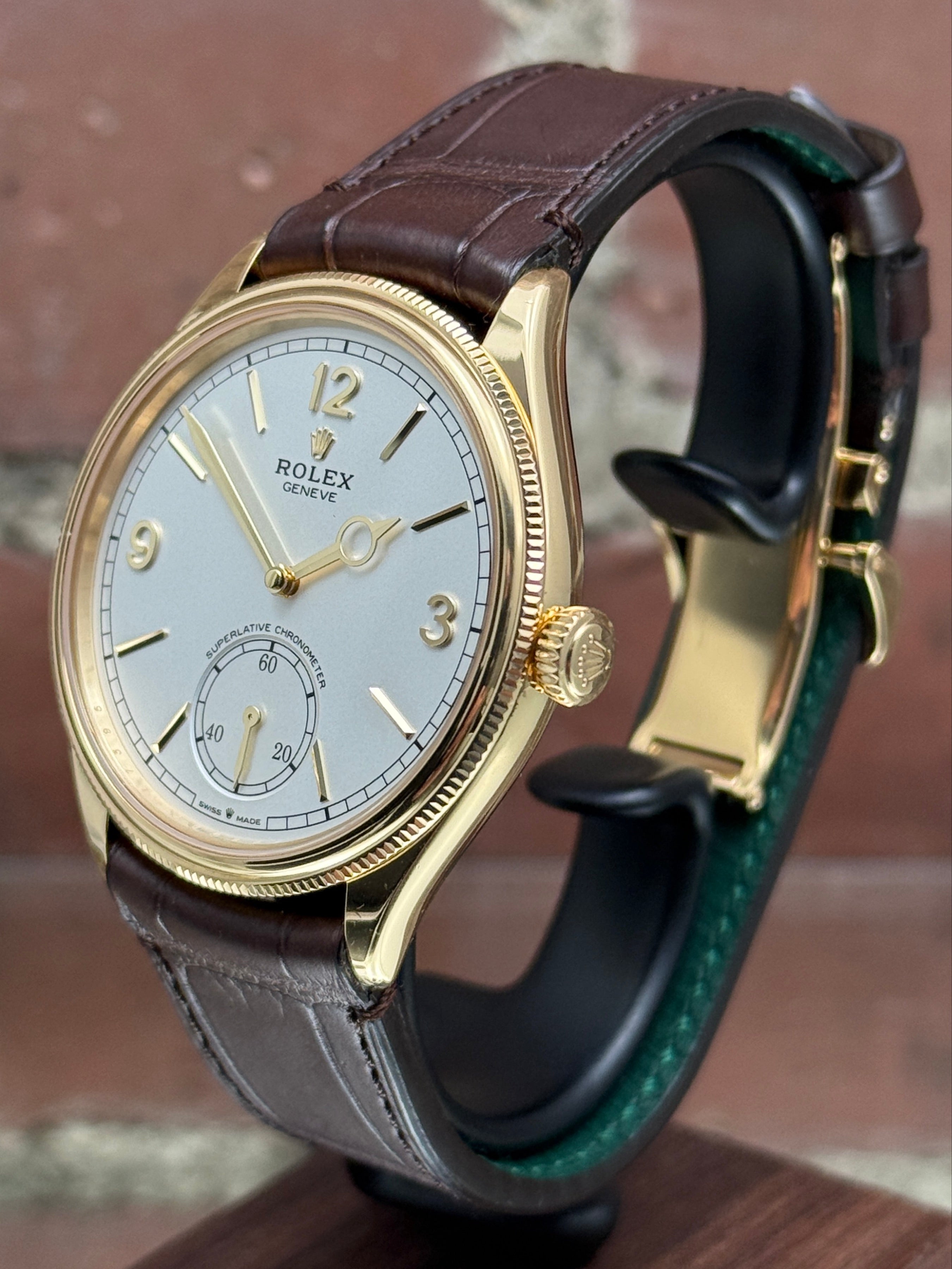 Brand new Rolex 1908 52508 | yellow gold white