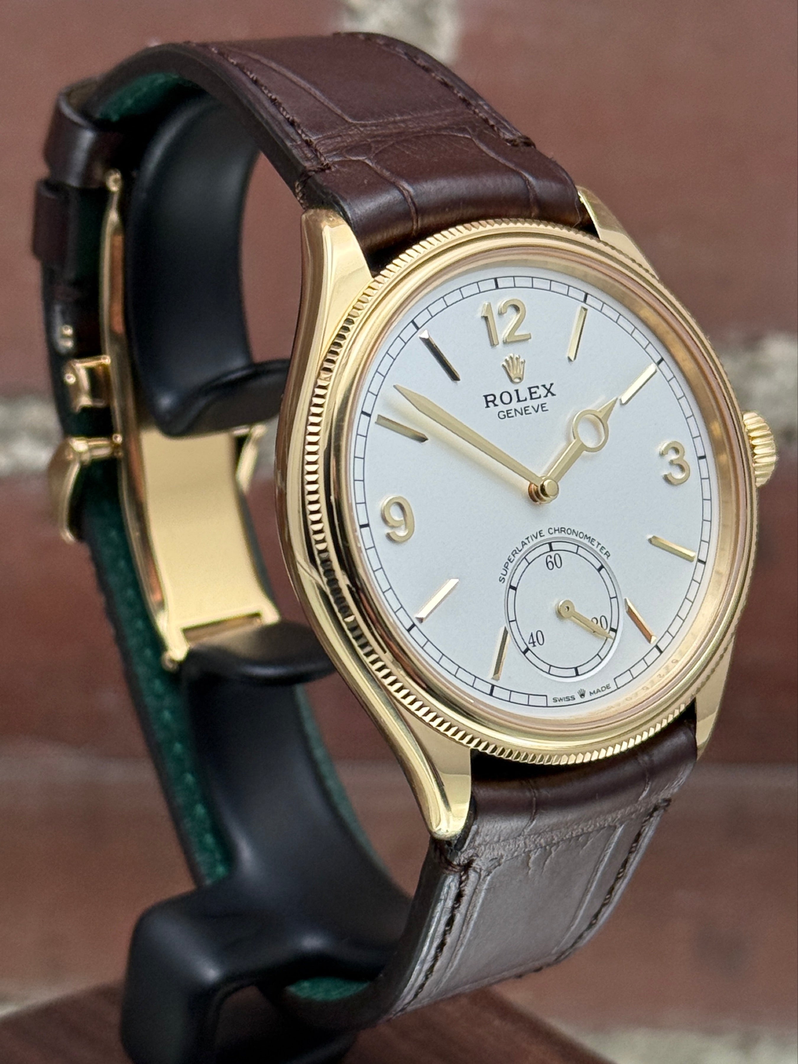 Brand new Rolex 1908 52508 | yellow gold white