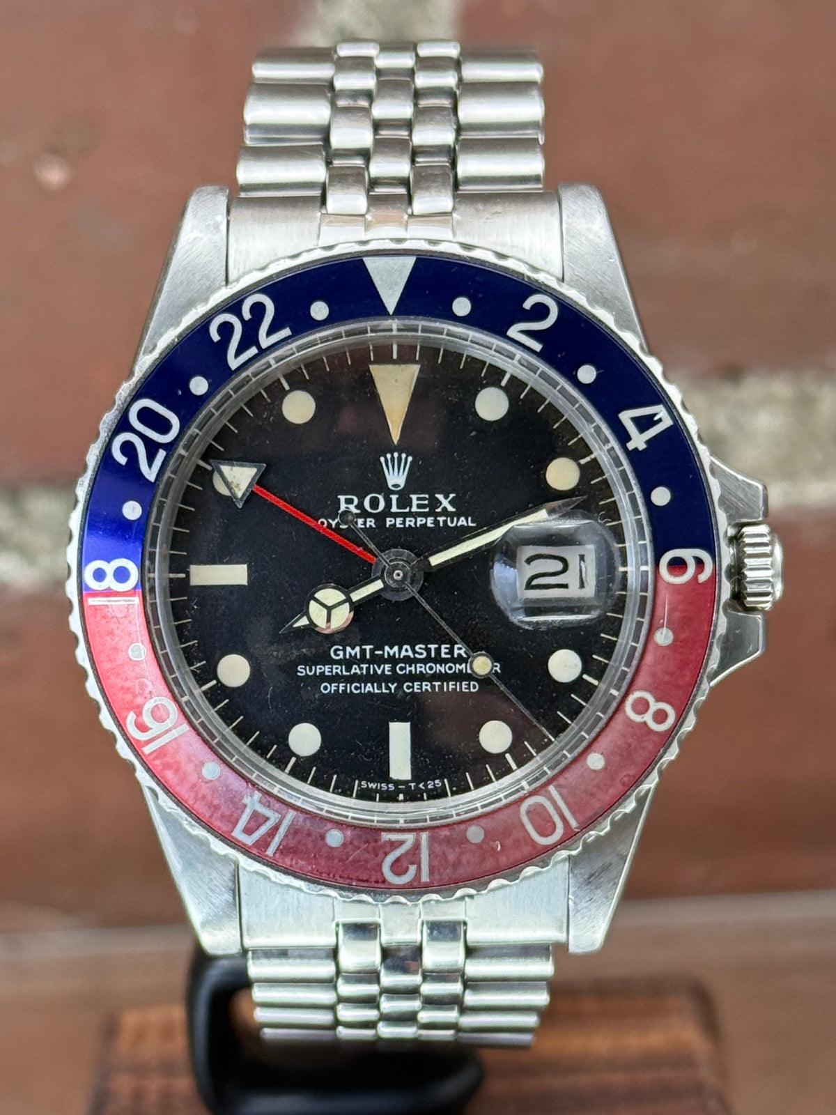 Pre-owned Rolex GMT-Master "Pepsi" 1675 | Steel Black