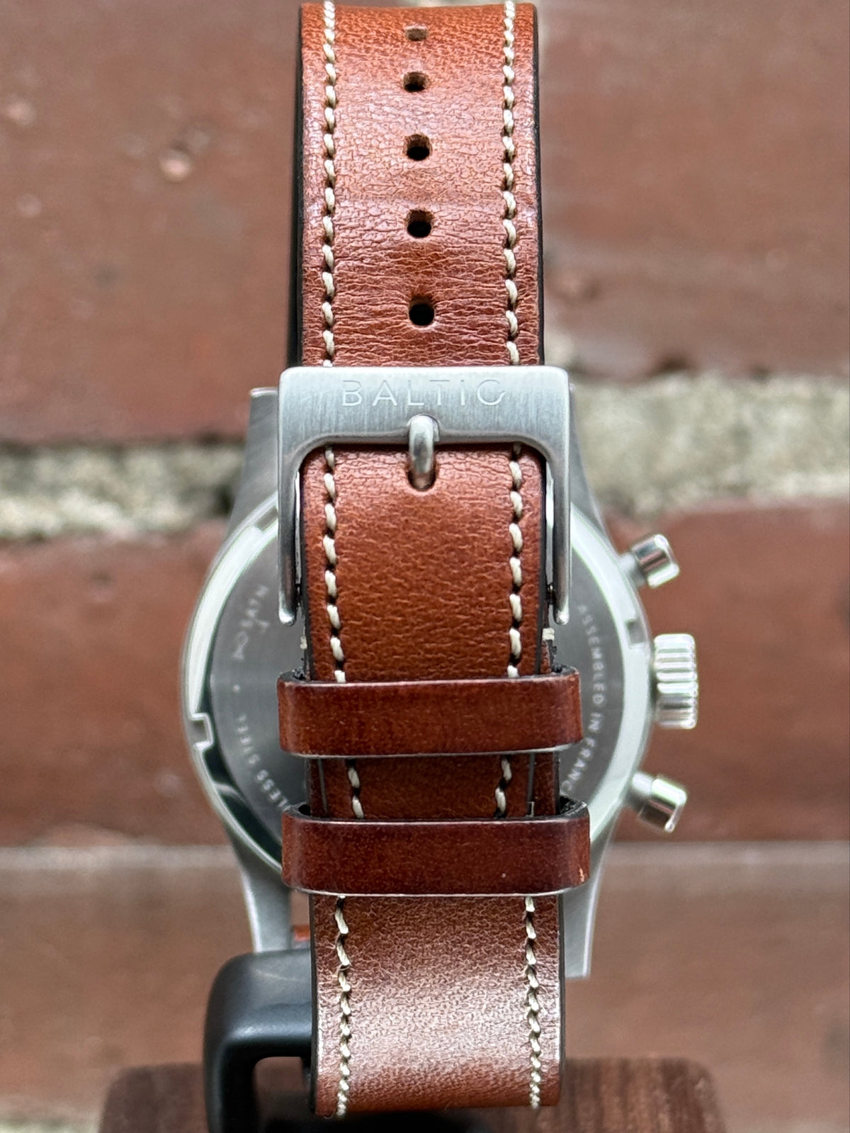 Pre-owned Baltic Watches Bicompax Pulsometer Revolution & The Rake | Steel Salmon