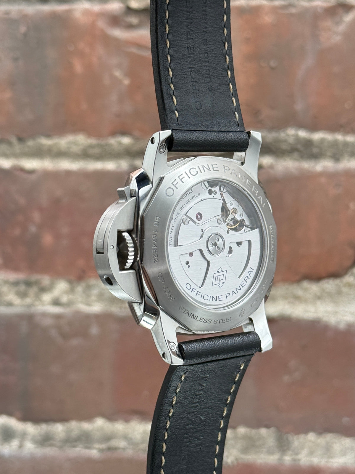 Pre-owned Panerai 1950 10 Days Gmt Luminor Pam00533 PAM 00533 | Steel Black