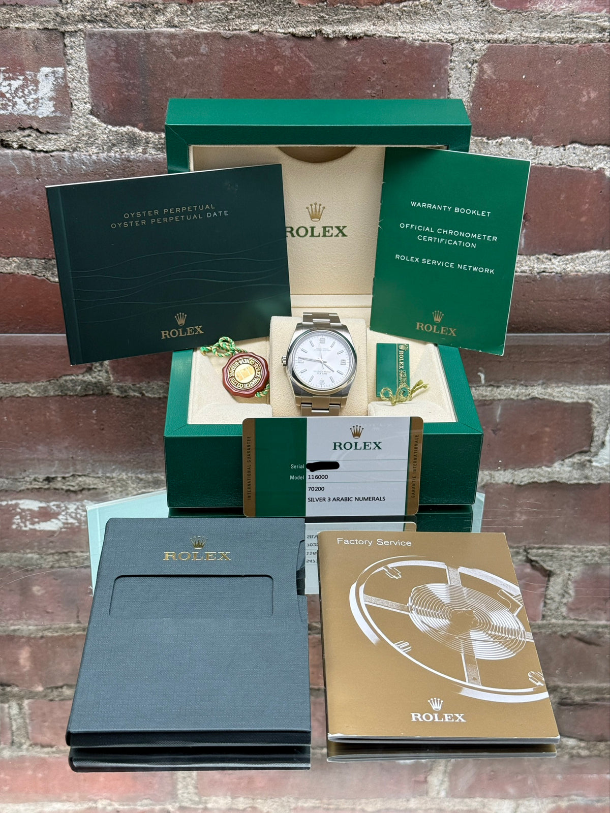 Pre-owned Rolex Oyster Perpetual 36 116000 | Steel Silver