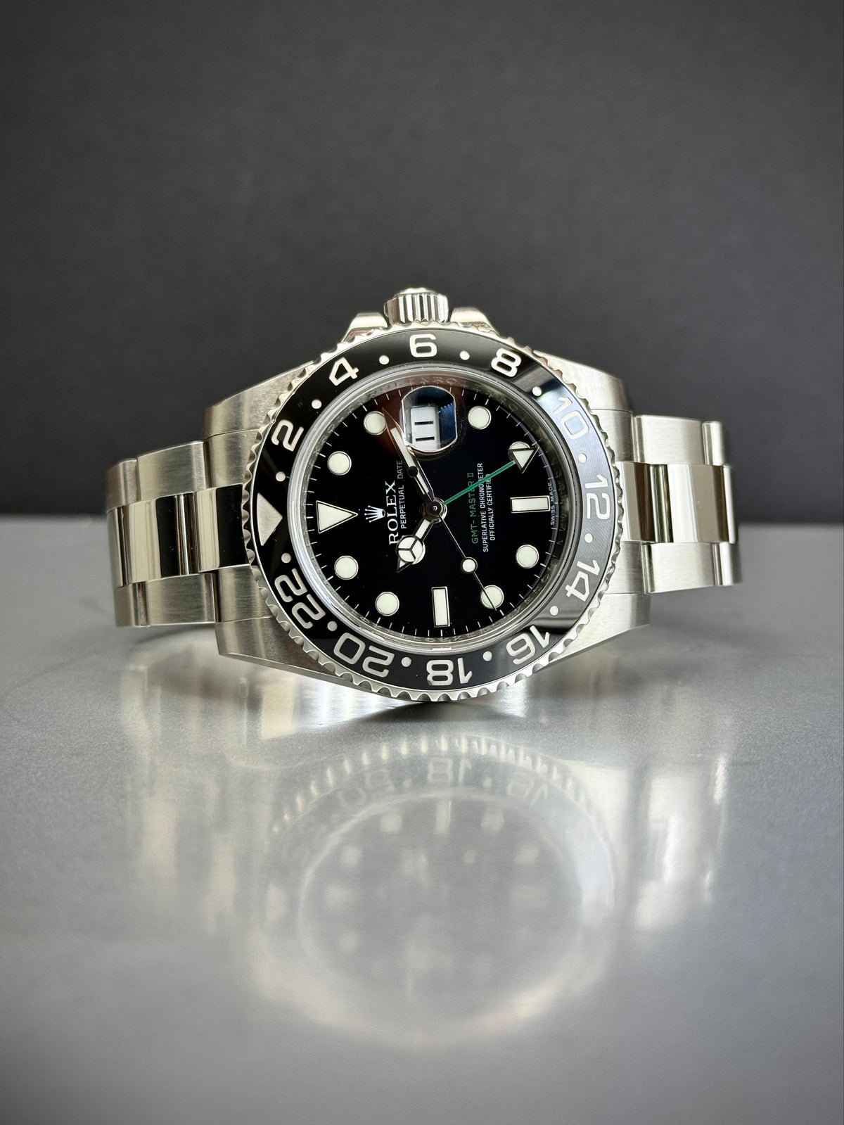 Pre-owned Rolex GMT-Master II 116710LN | Steel Black
