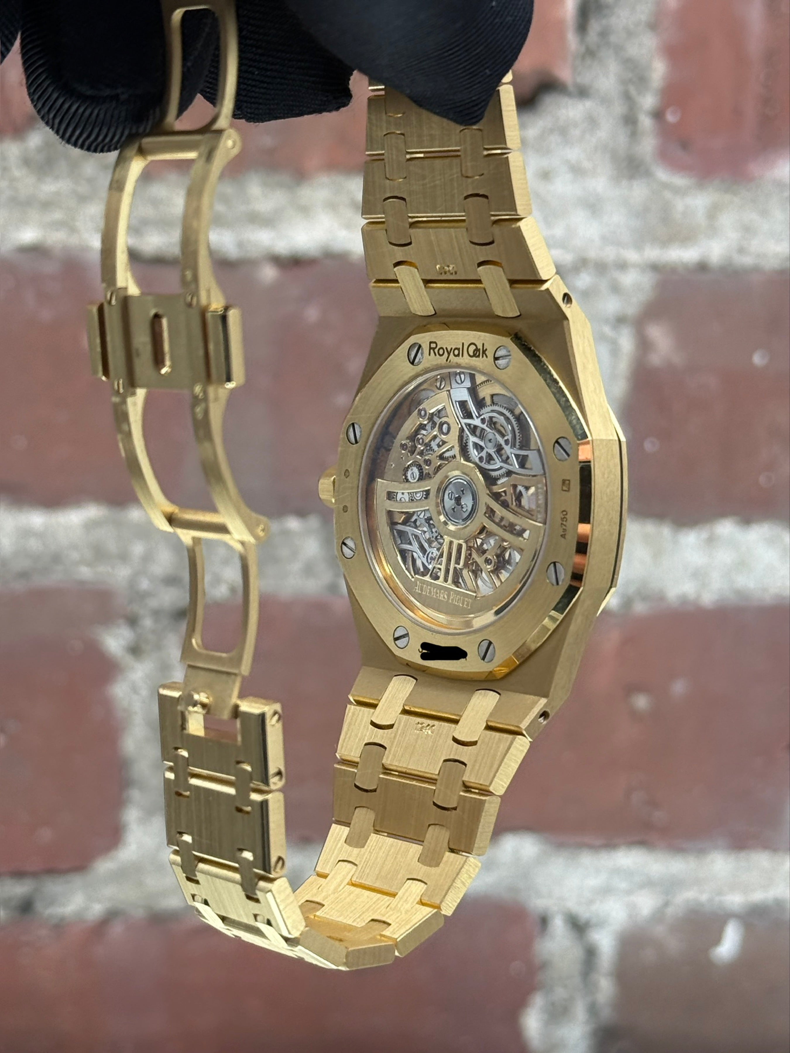 Audemars Piguet "jumbo" Extra-thin Openworked Royal Oak