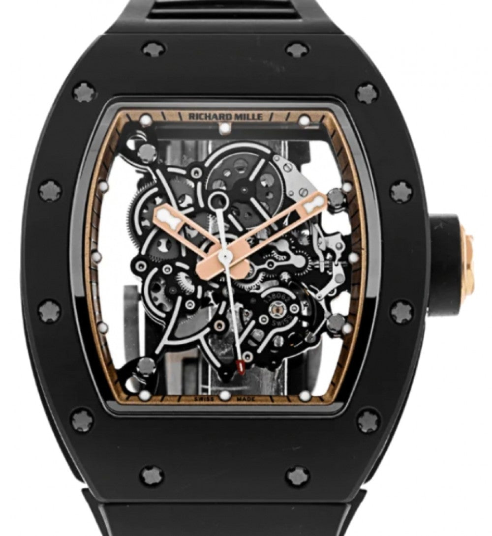 Richard Mille Manual Winding Bubba Watson Black Ceramic "Asia Edition" RM 055 - Like New