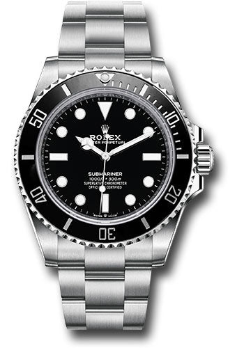 Rolex Submariner No-Date Black Dial 124060