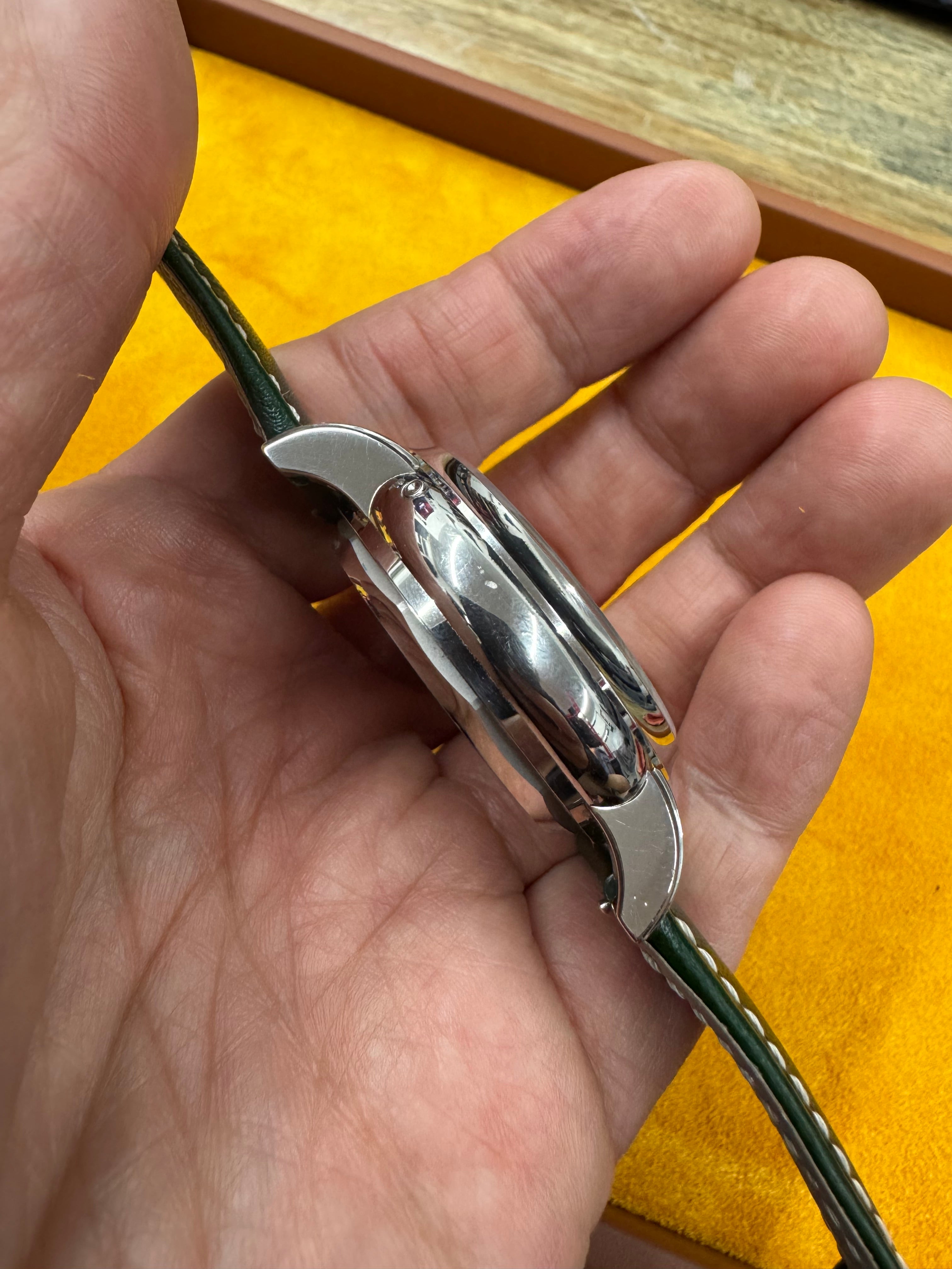 Patek Philippe Grand Complications - Split-Seconds Chronograph - Perpetual Calendar Olive Green Dial 5204G-001