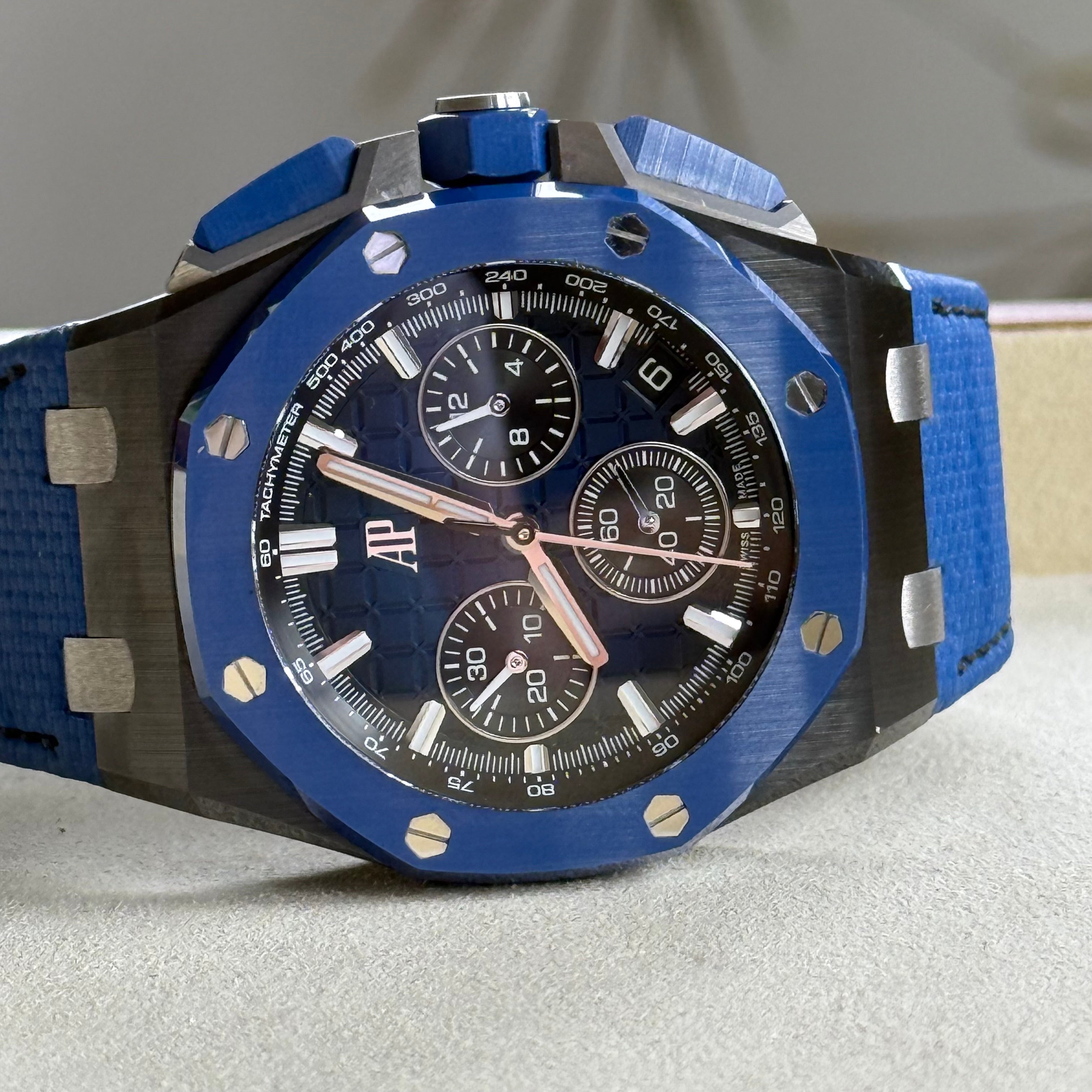 Audemars Piguet Offshore Selfwinding Chronograph Blue Dial 26420CE.OO.A043VE.01