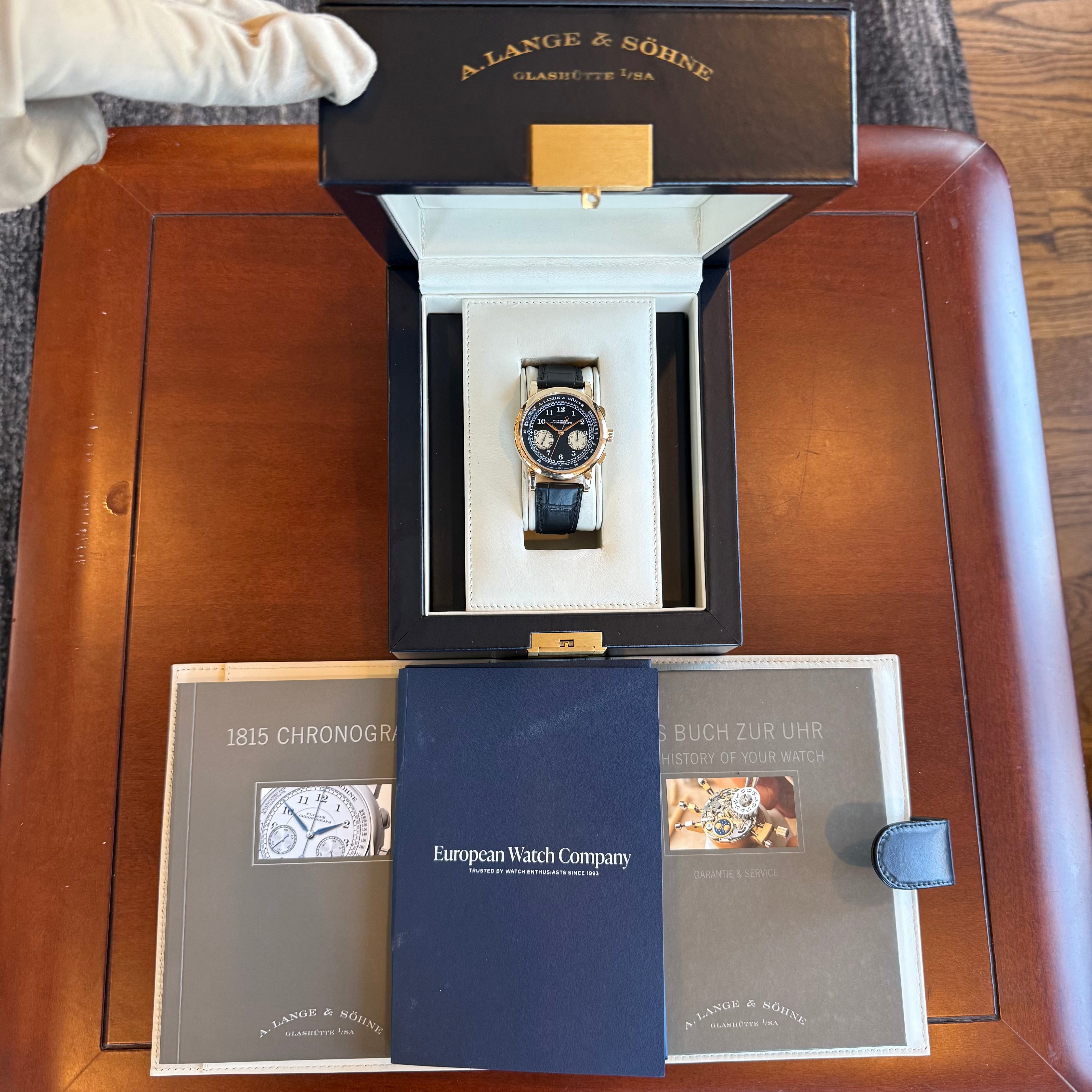 A.Lange & Sohne 1815 Chronograph Black Dial 401.031