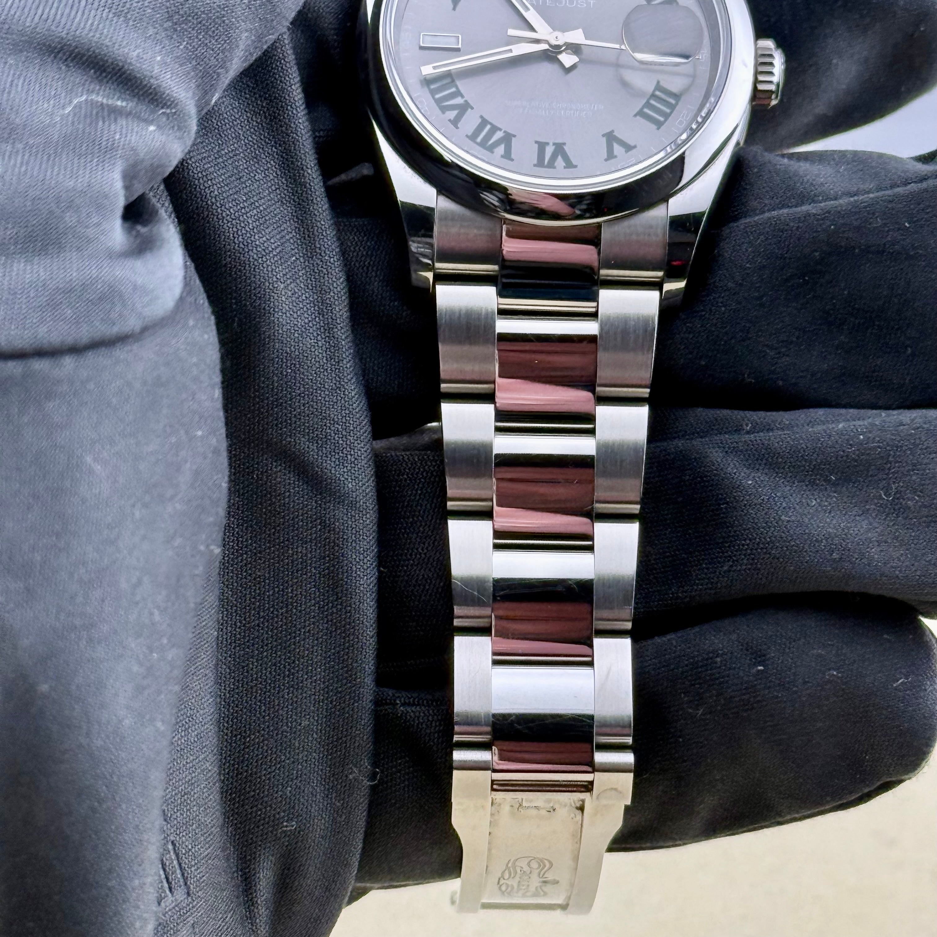 Rolex Datejust 36 Slate Roman Dial 126200