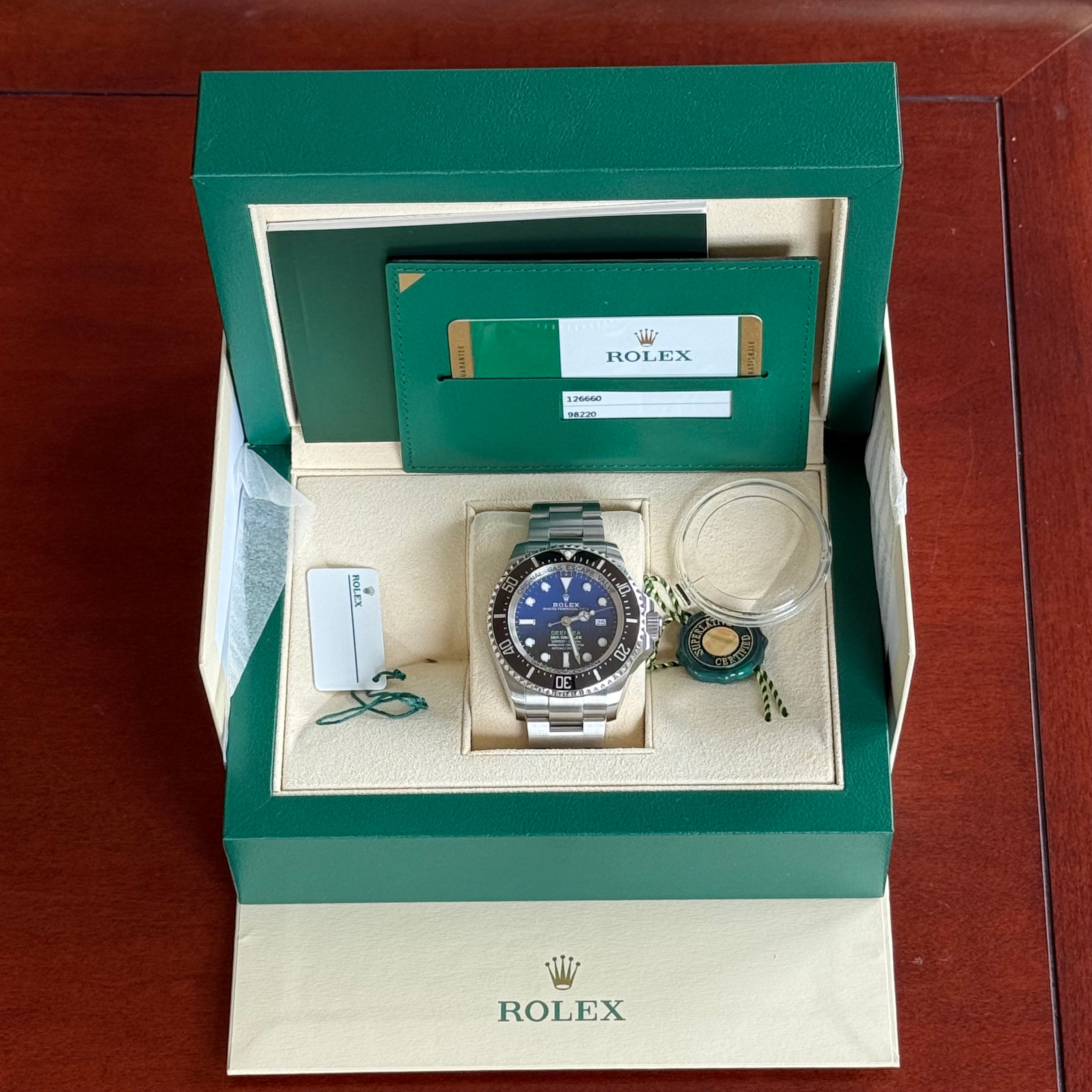 Rolex Sea-Dweller Deepsea James Cameron Blue James Cameron Dial 126660