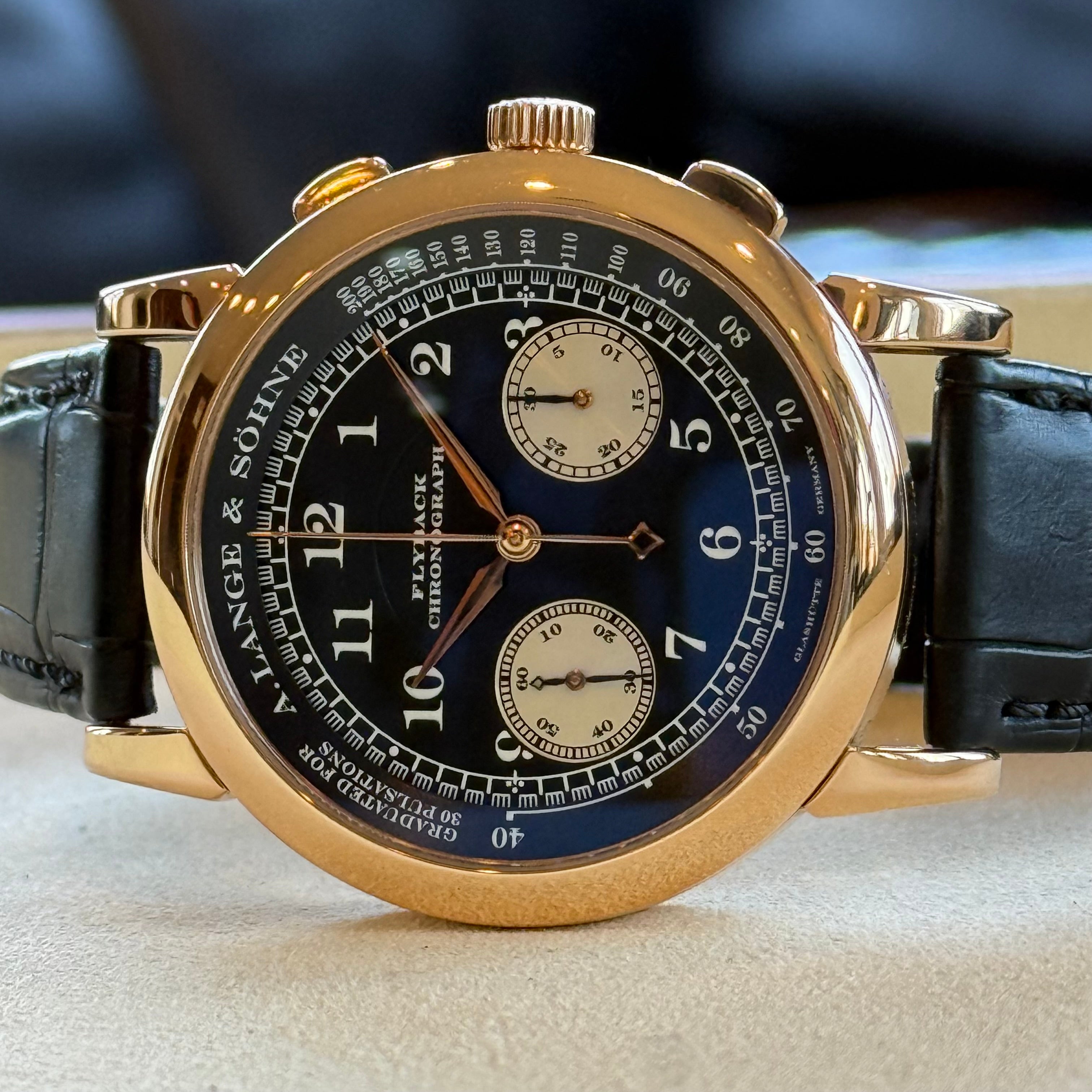 A.Lange & Sohne 1815 Chronograph Black Dial 401.031