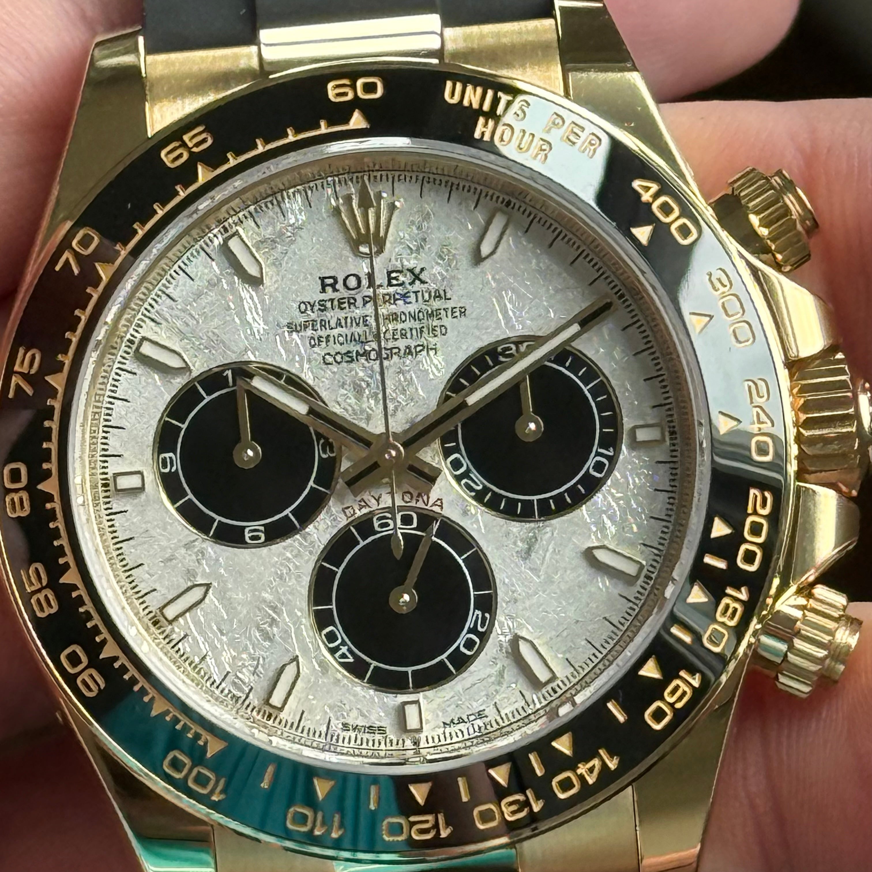 Rolex Daytona Meteorite and Black Index Dial 126518LN