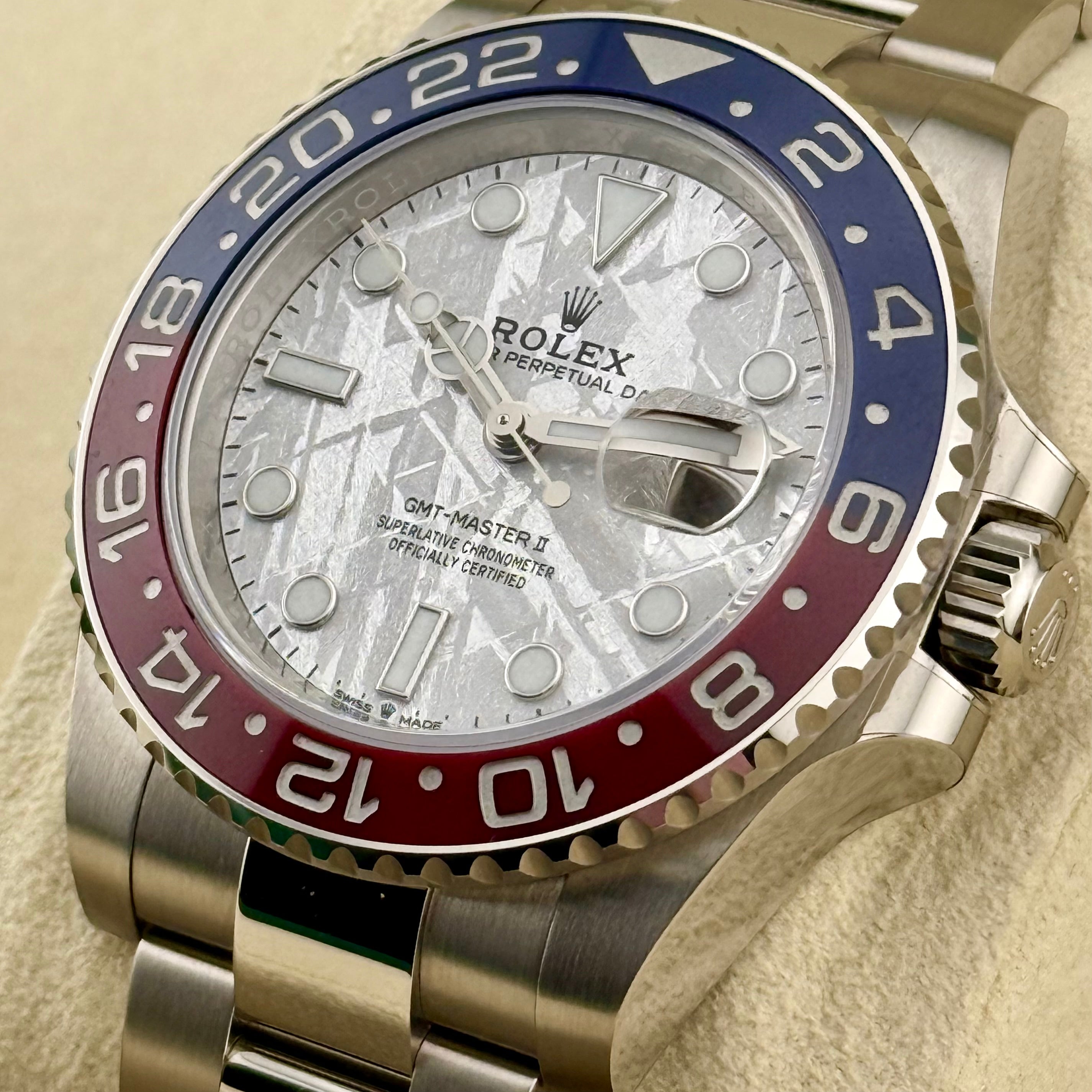 Rolex GMT-Master II Pepsi Meteorite Dial 126719BLRO