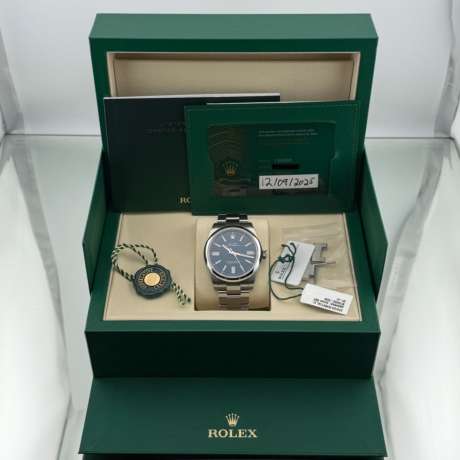 Rolex Oyster Perpetual 41 Blue Dial 134300