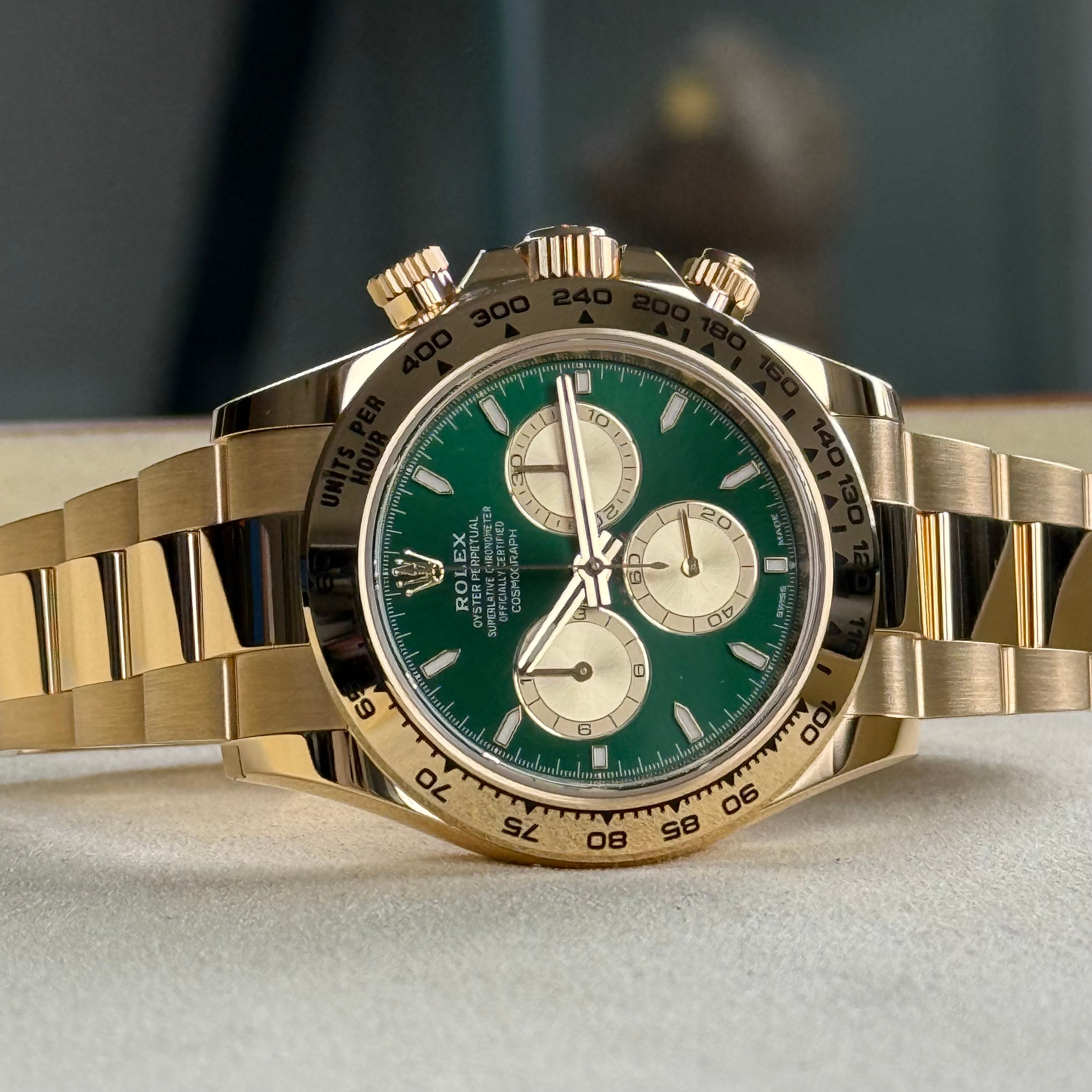 Rolex Daytona Green Index Dial 126508