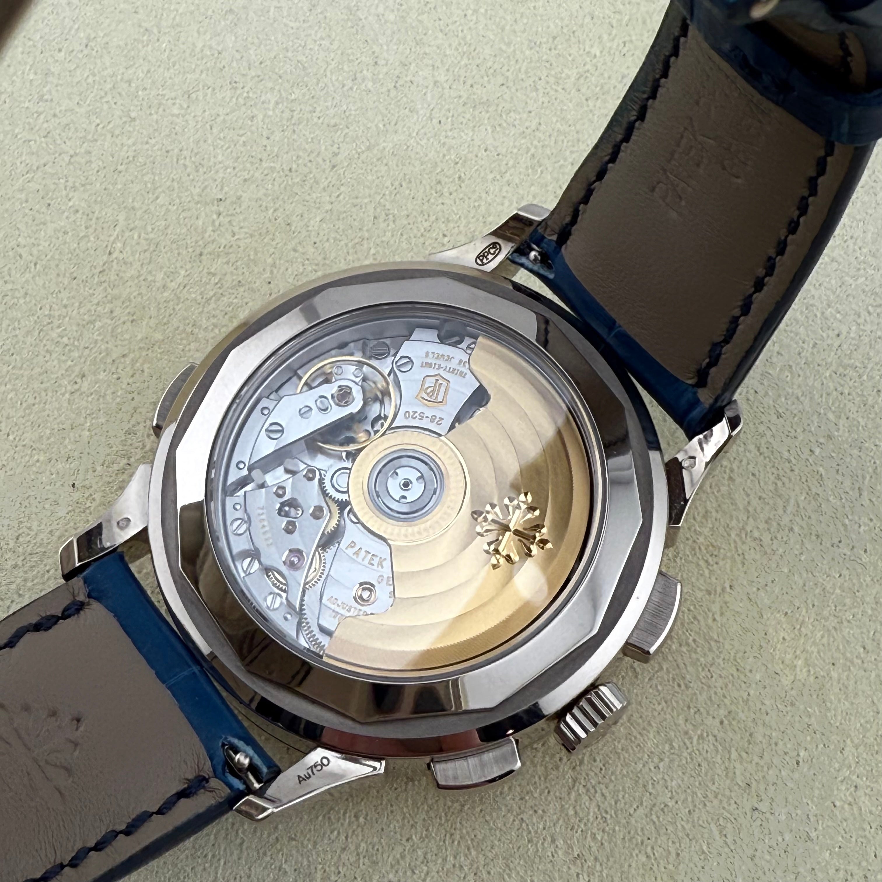 Patek Philippe Complications World Time Chronograph Blue Dial 5930G-010