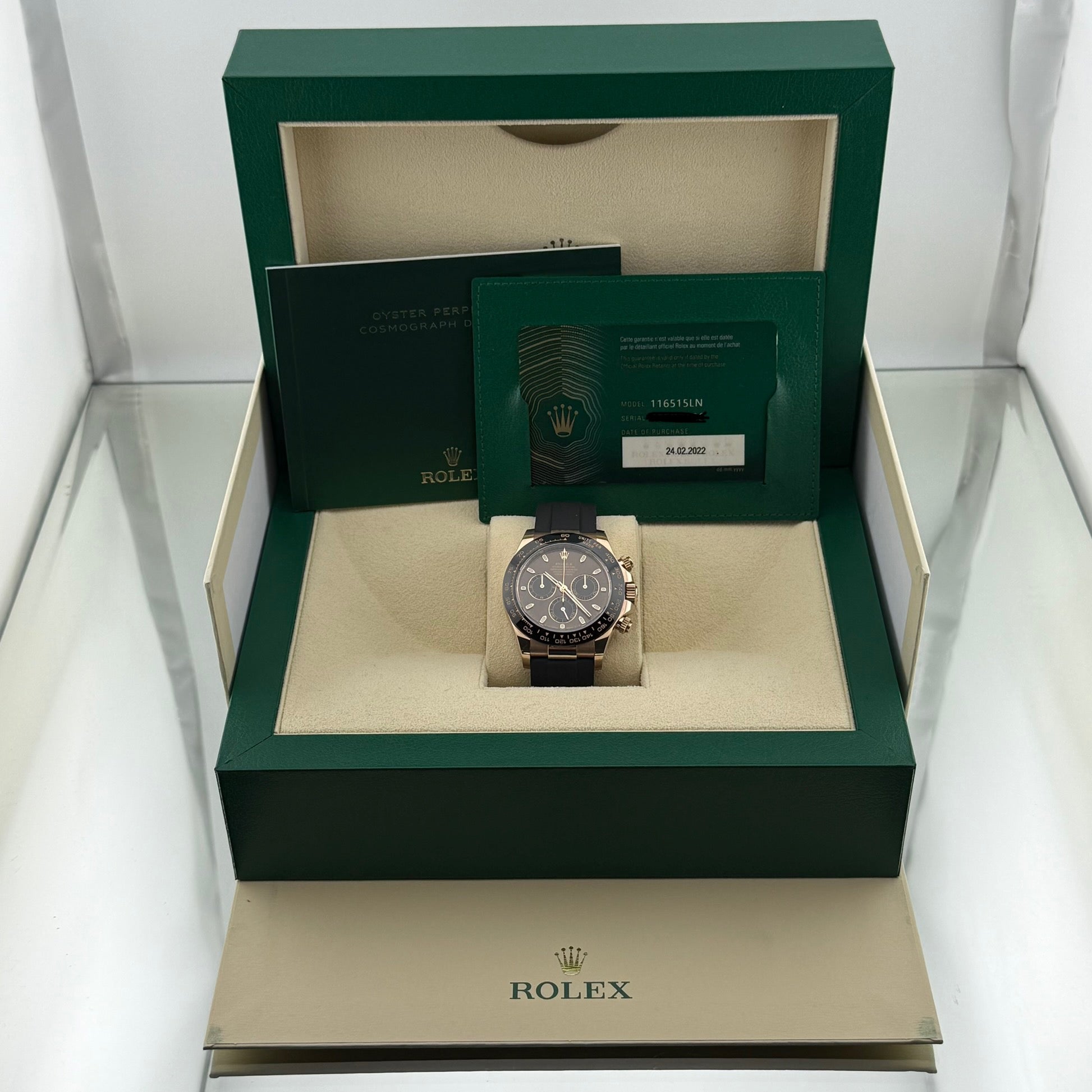 Rolex Daytona Chocolate Index Dial 116515LN