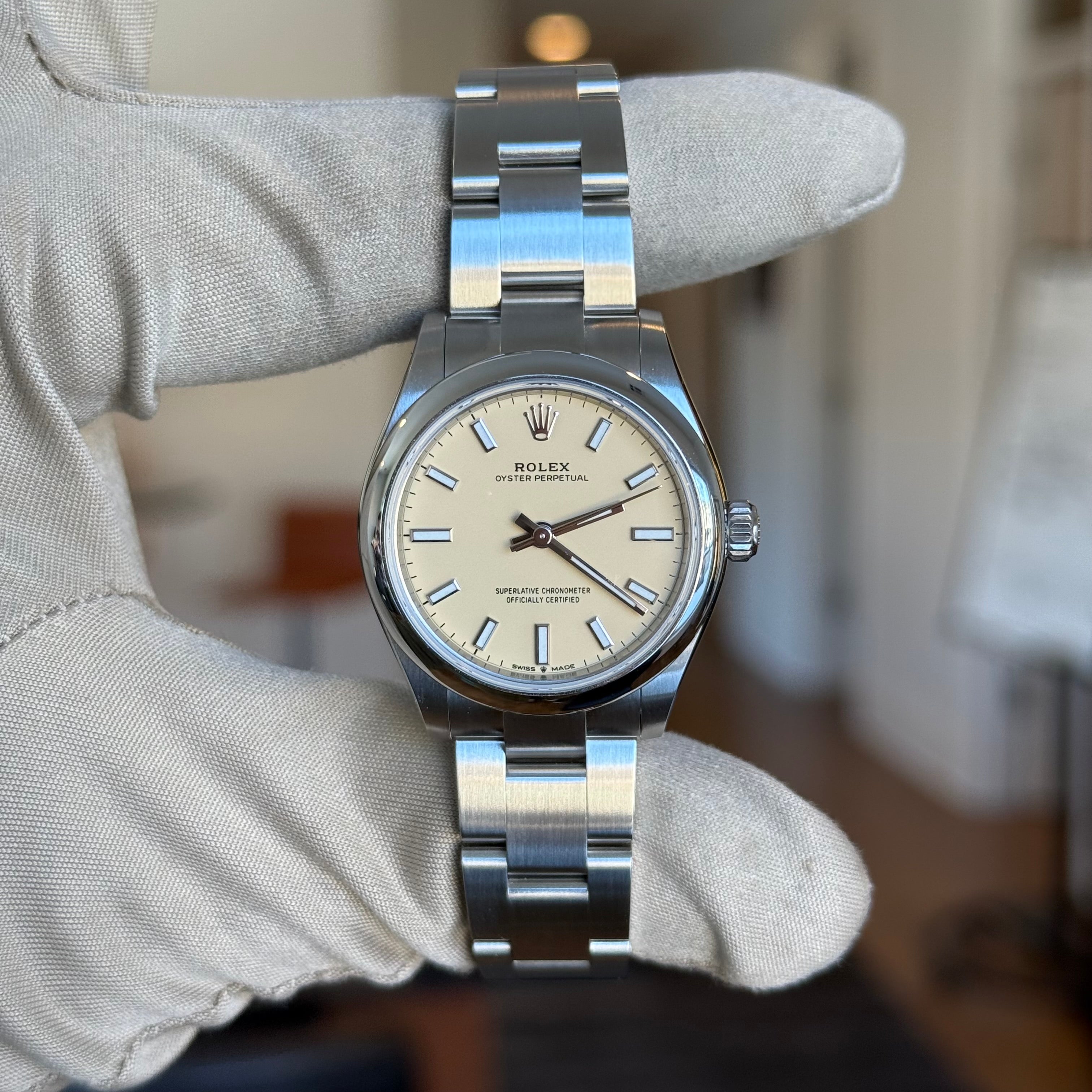 Rolex Oyster Perpetual 31 Beige Dial 277200