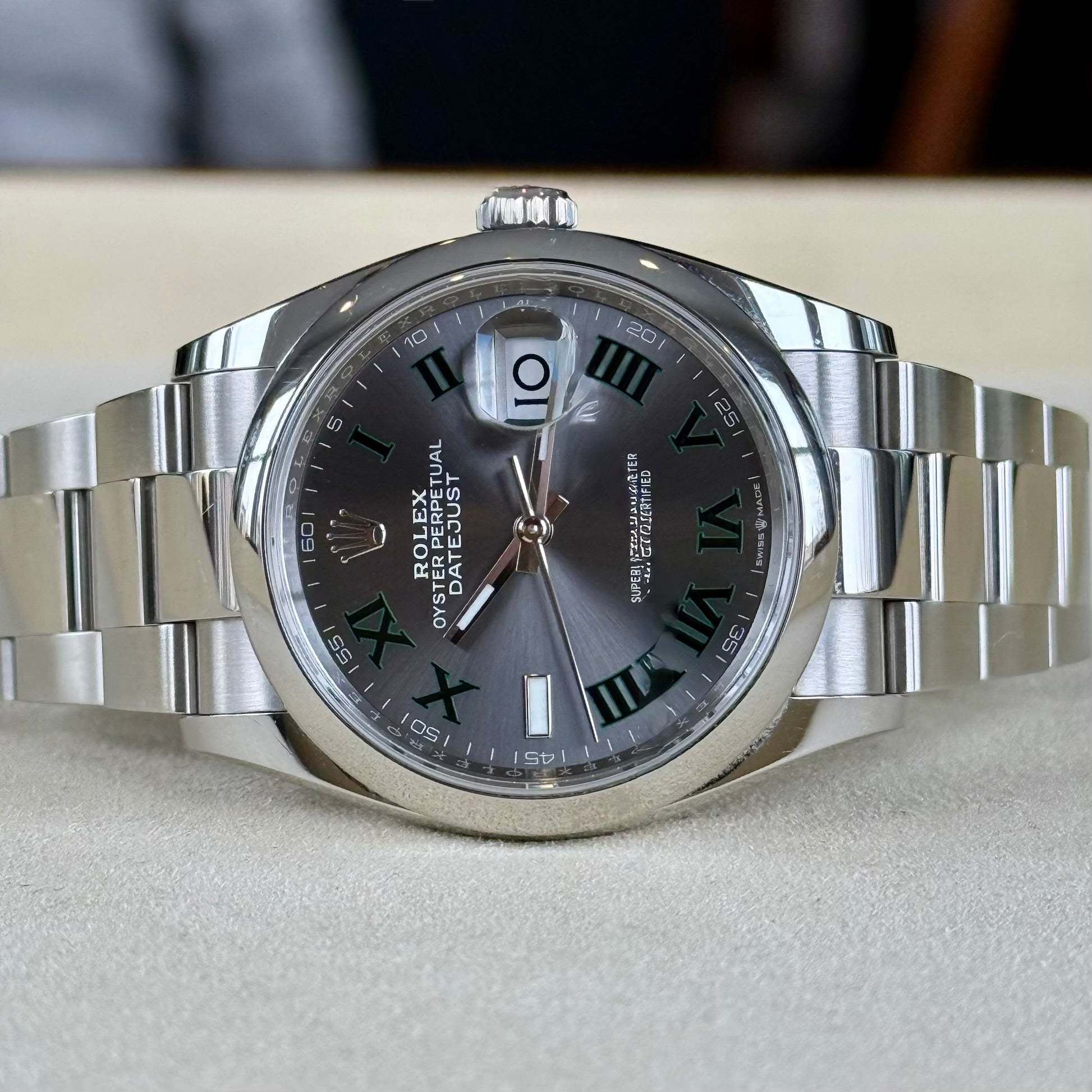 Rolex Datejust 36 Slate Roman Dial 126200
