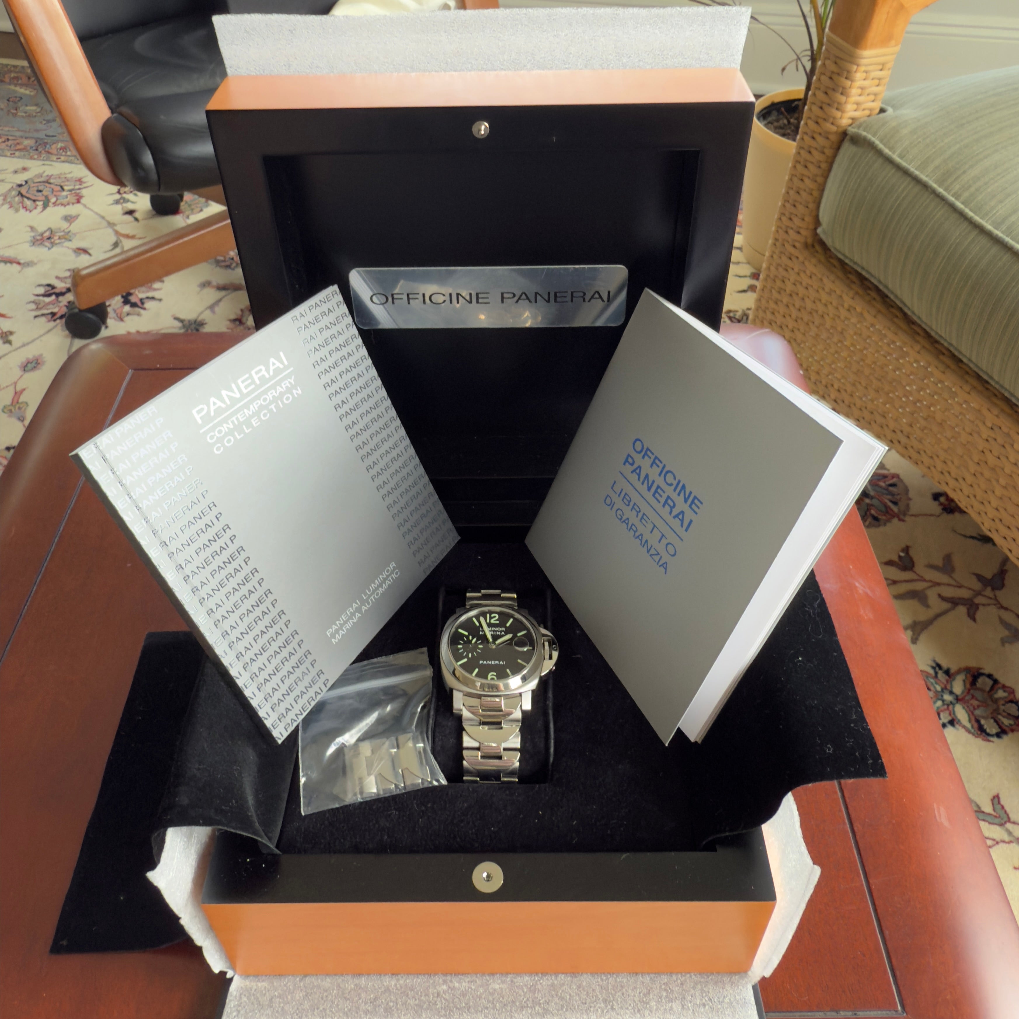 Panerai Luminor Marina Automatic Black Dial PAM00050