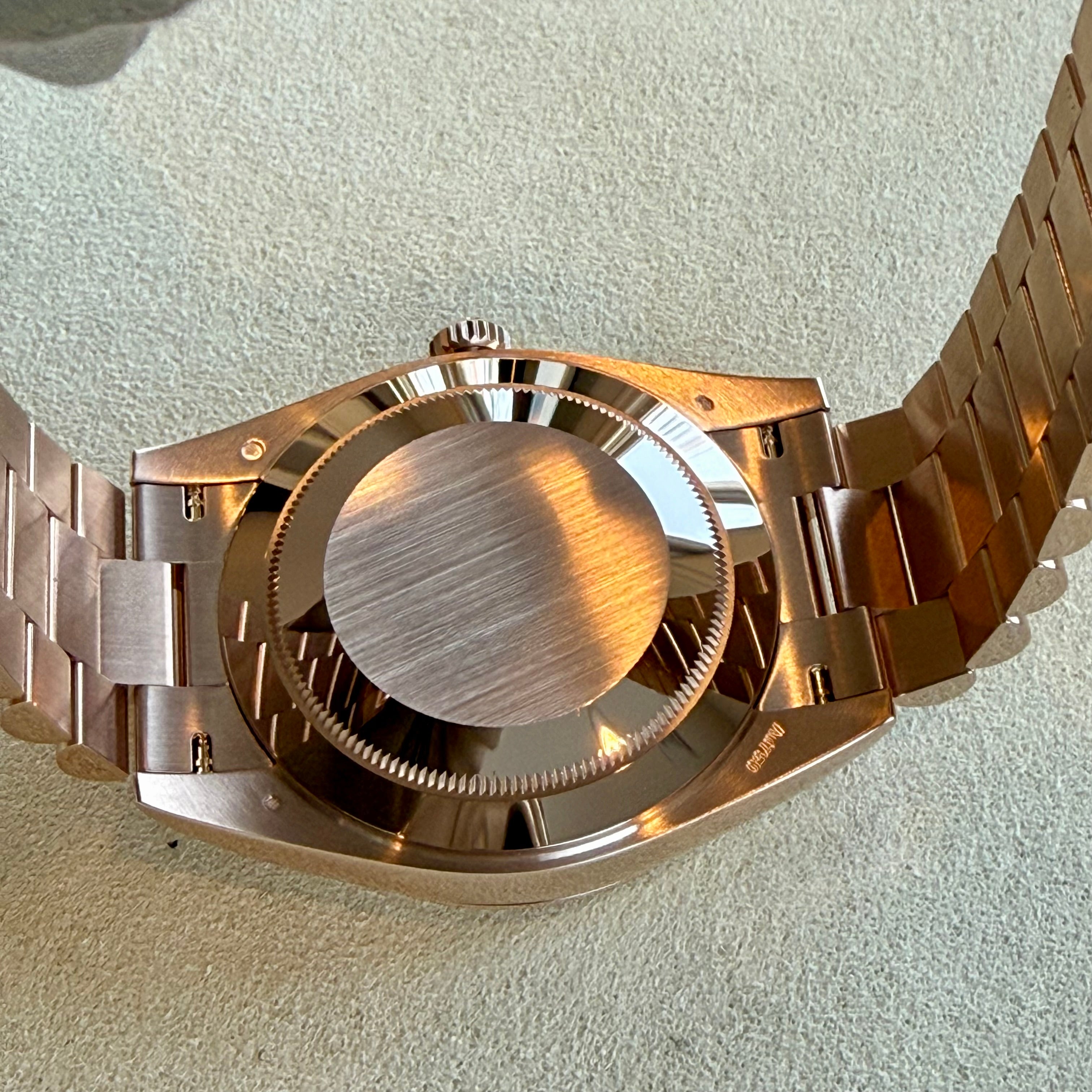 Rolex Day-Date 40 Chocolate Index Dial 228235