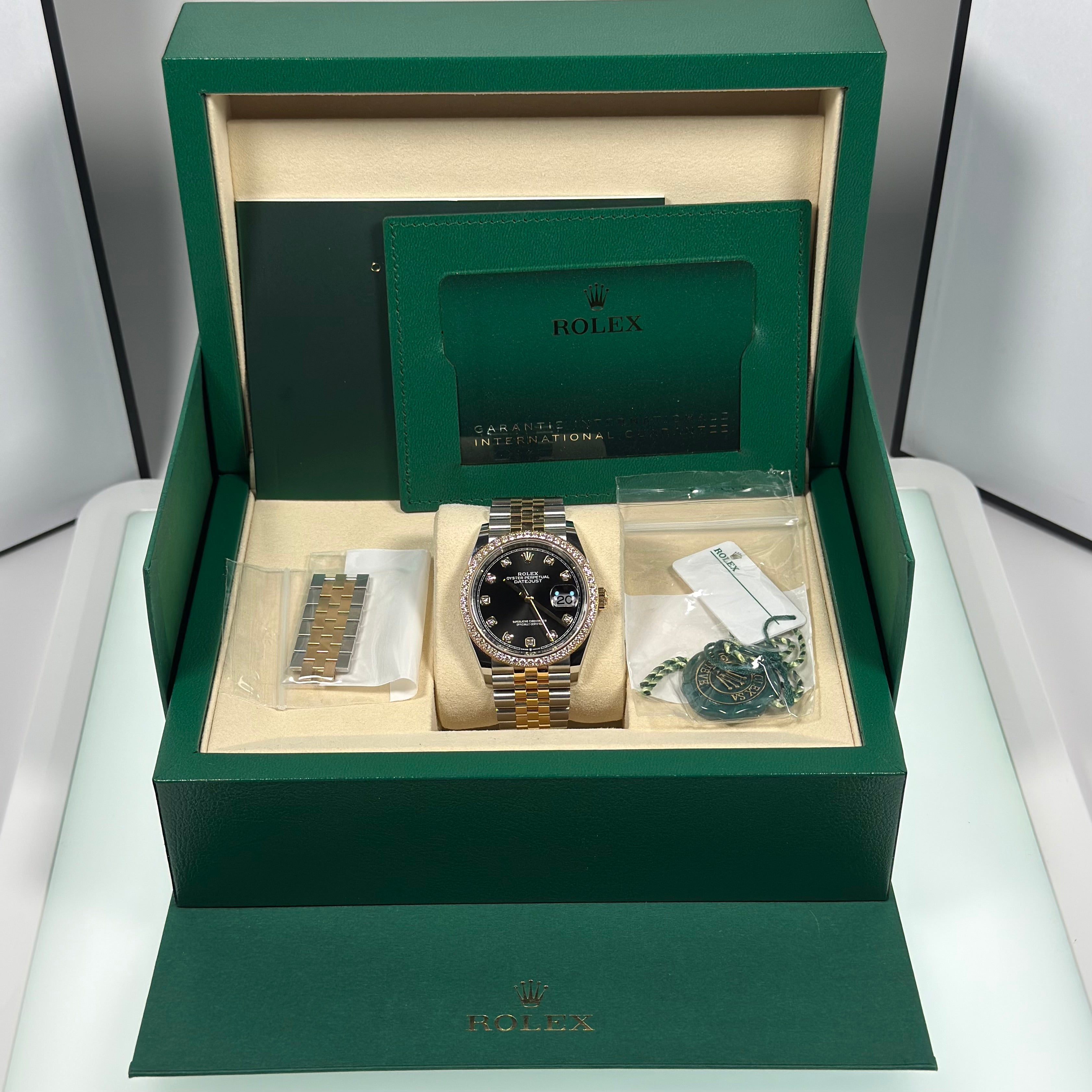 Rolex Datejust 36 Black Diamond Dial 126283rbr