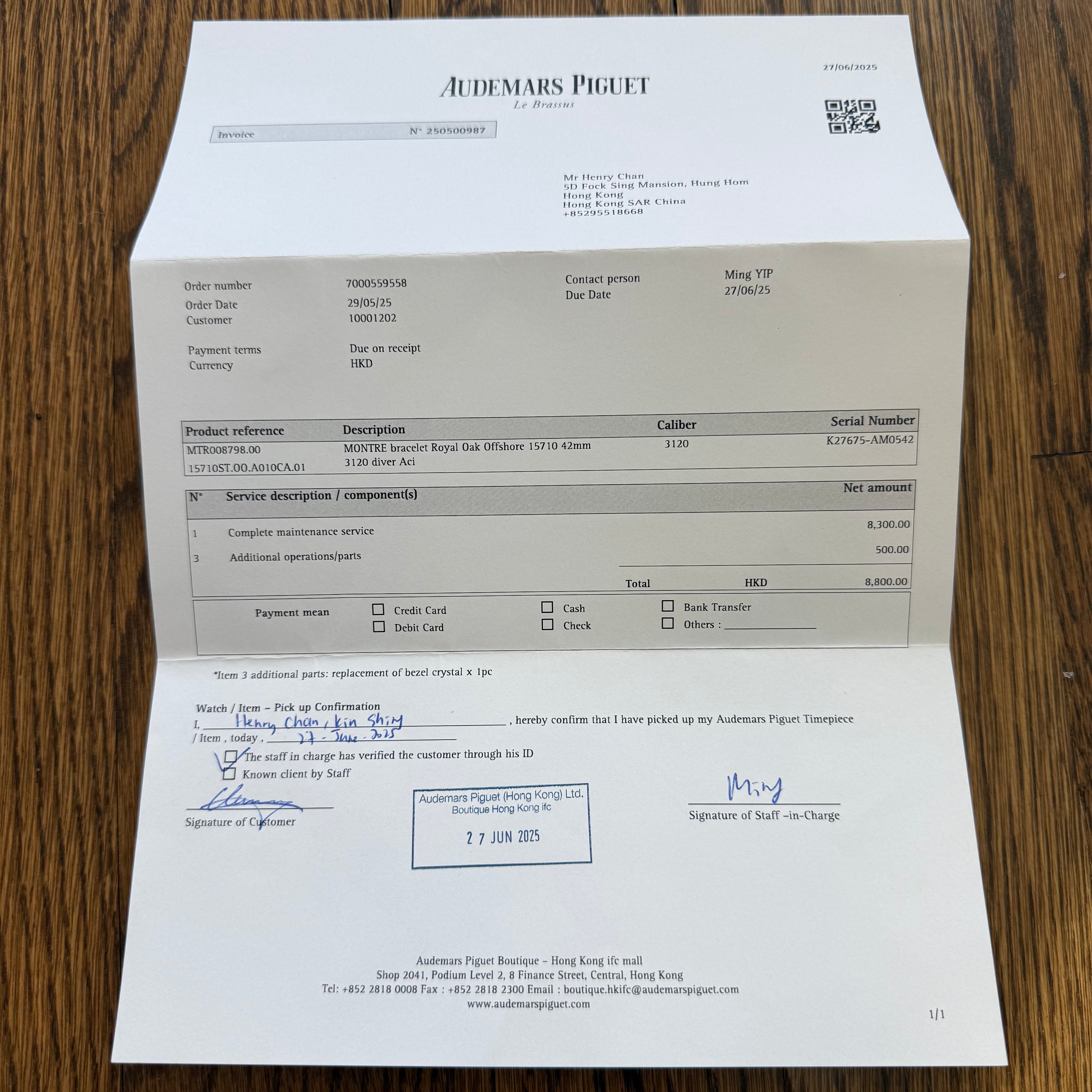 Audemars Piguet Royal Oak Offshore Diver White Dial 15710ST.OO.A010CA.01