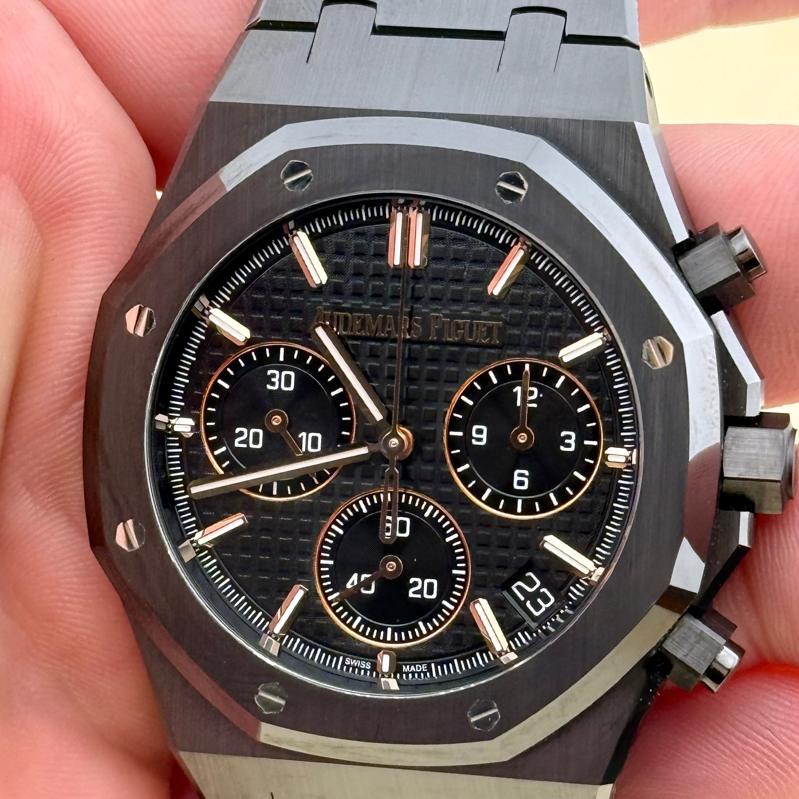 Audemars Piguet Royal Oak Selfwinding Chronograph Black Dial 26240CE.OO.1225CE.02