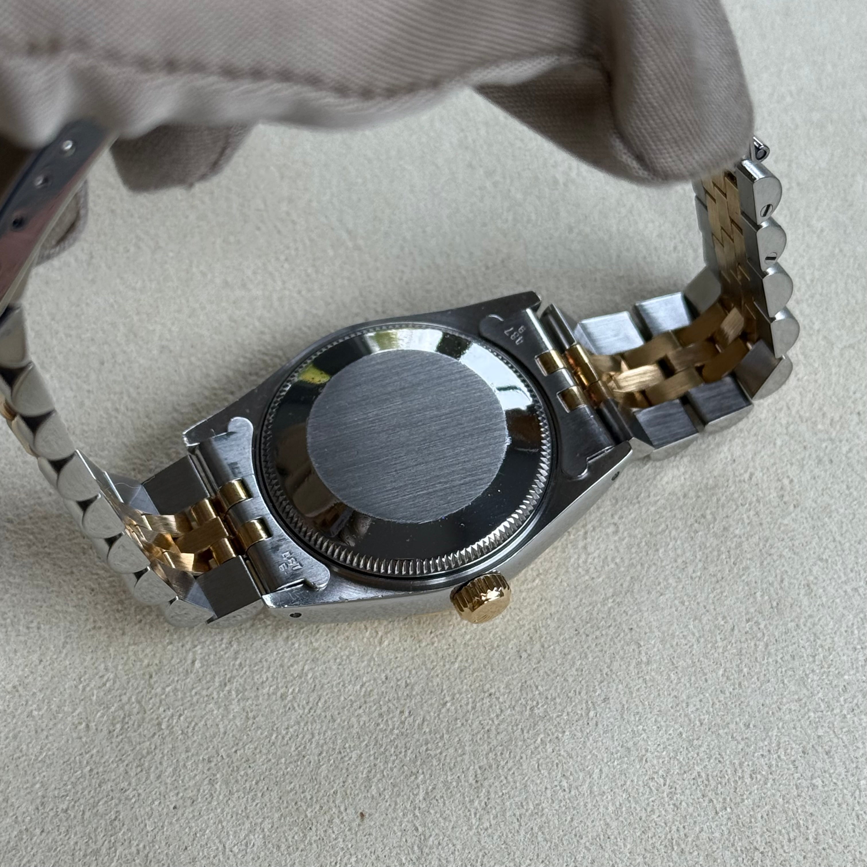 Rolex Datejust 31 Black Stick Dial 68273