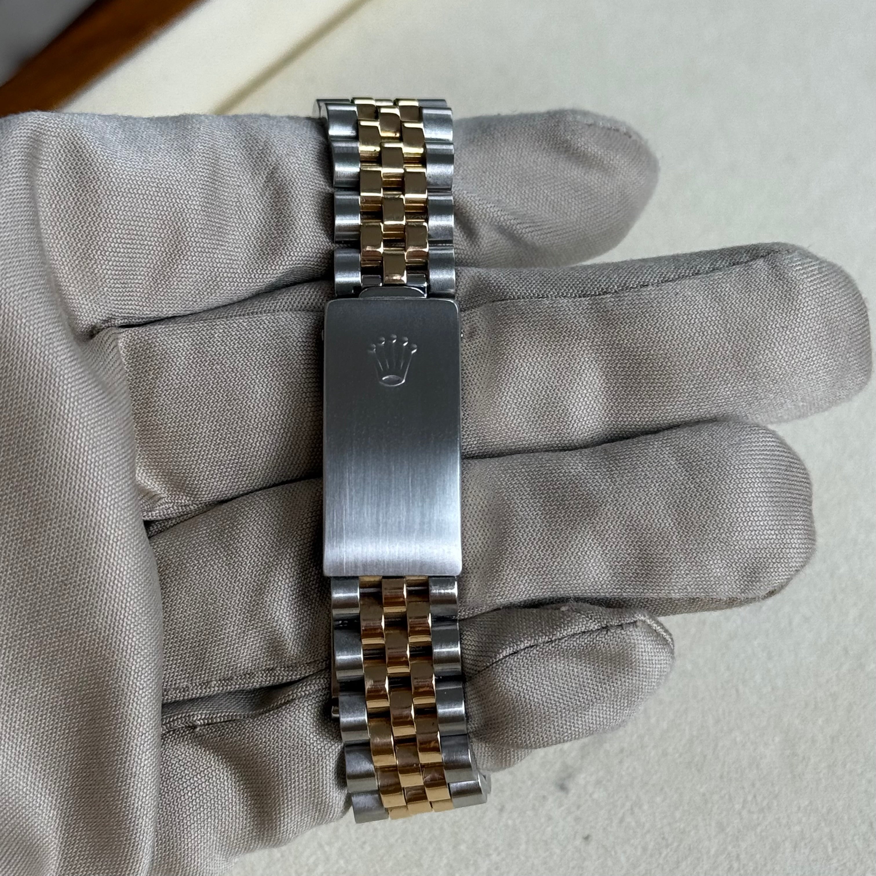 Rolex Datejust 31 Black Stick Dial 68273