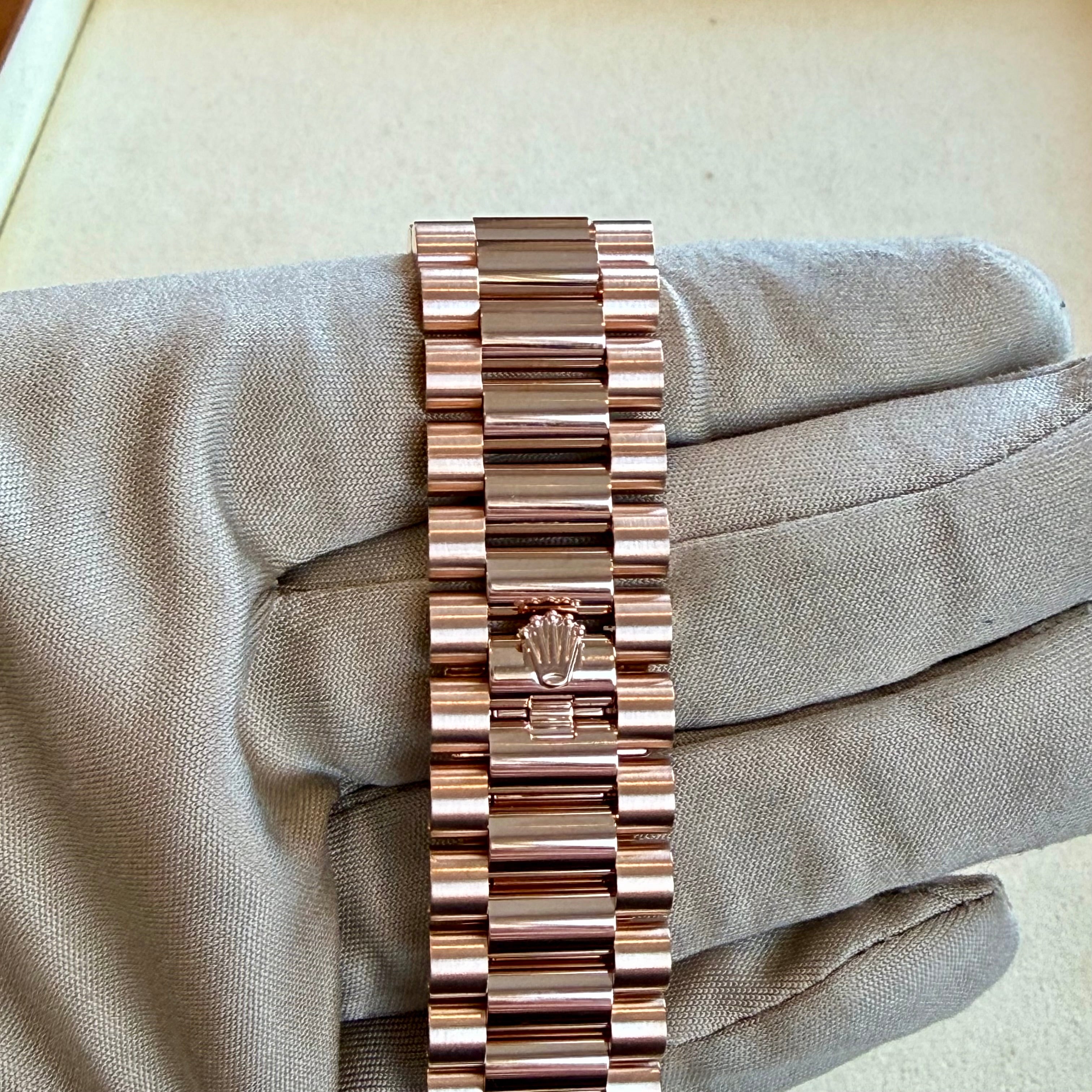 Rolex Day-Date 40 Chocolate Index Dial 228235