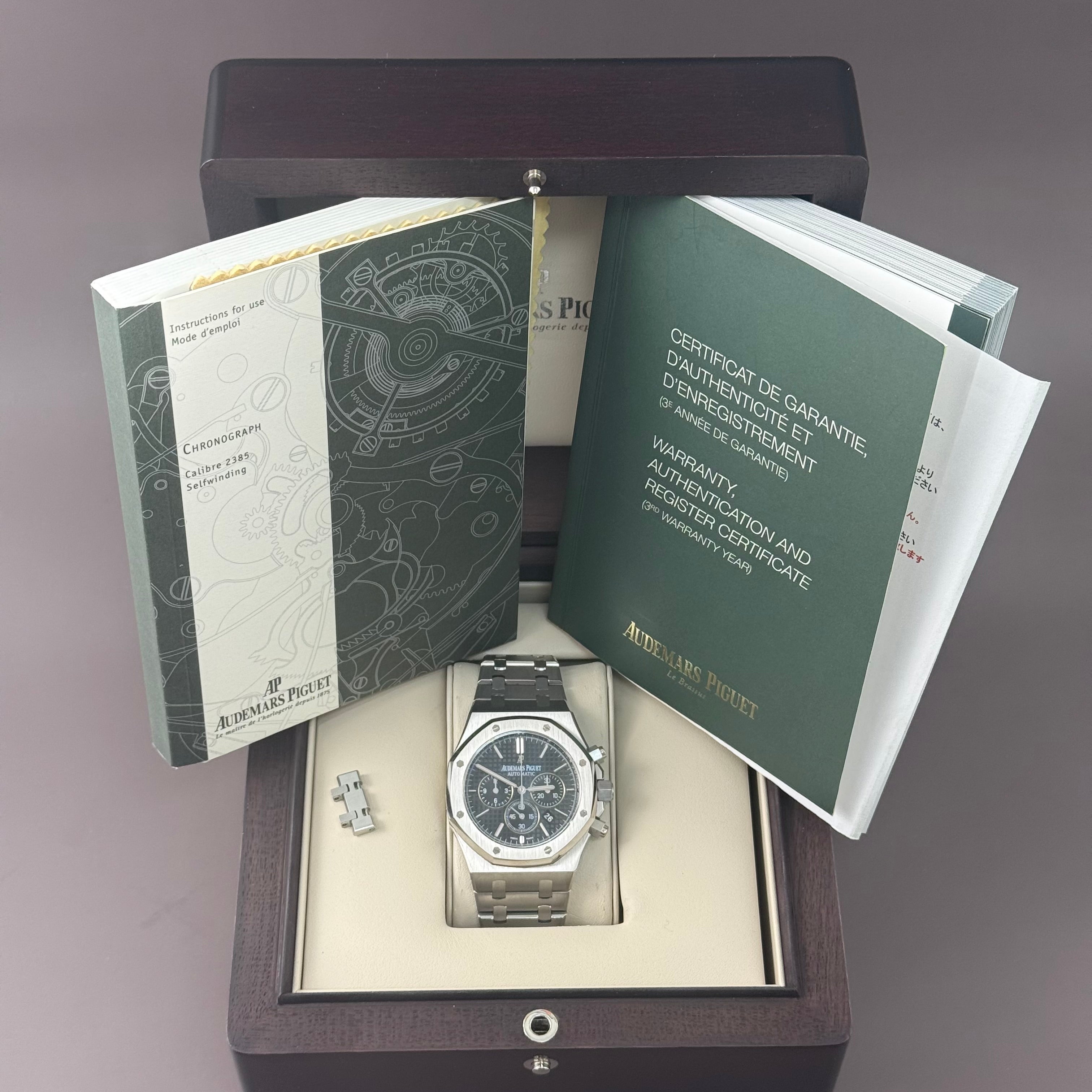 Audemars Piguet Royal Oak Chronograph Black Dial 26320ST.OO.1220ST.01