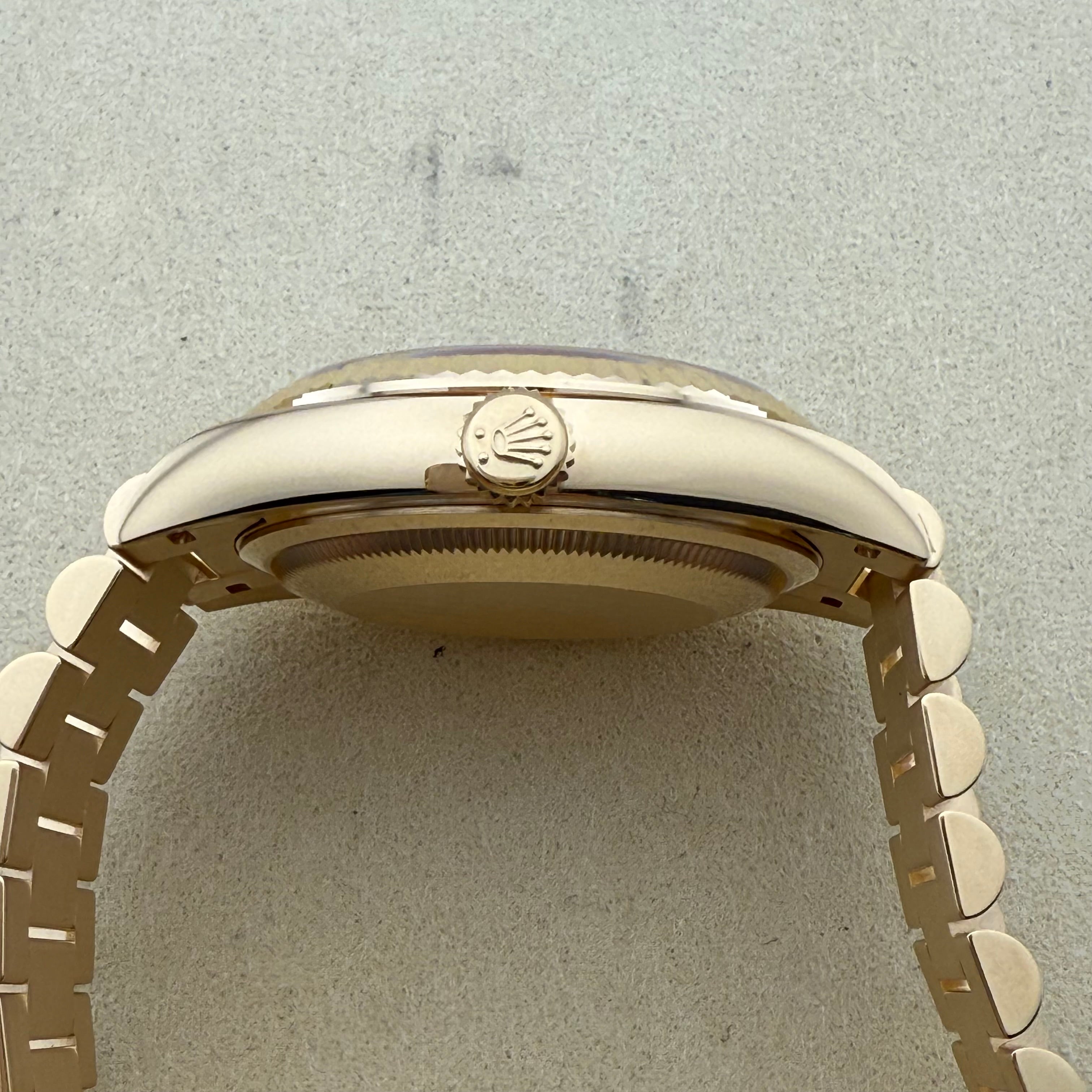 Rolex Day-Date 36 Green Ombré Roman Dial 128238