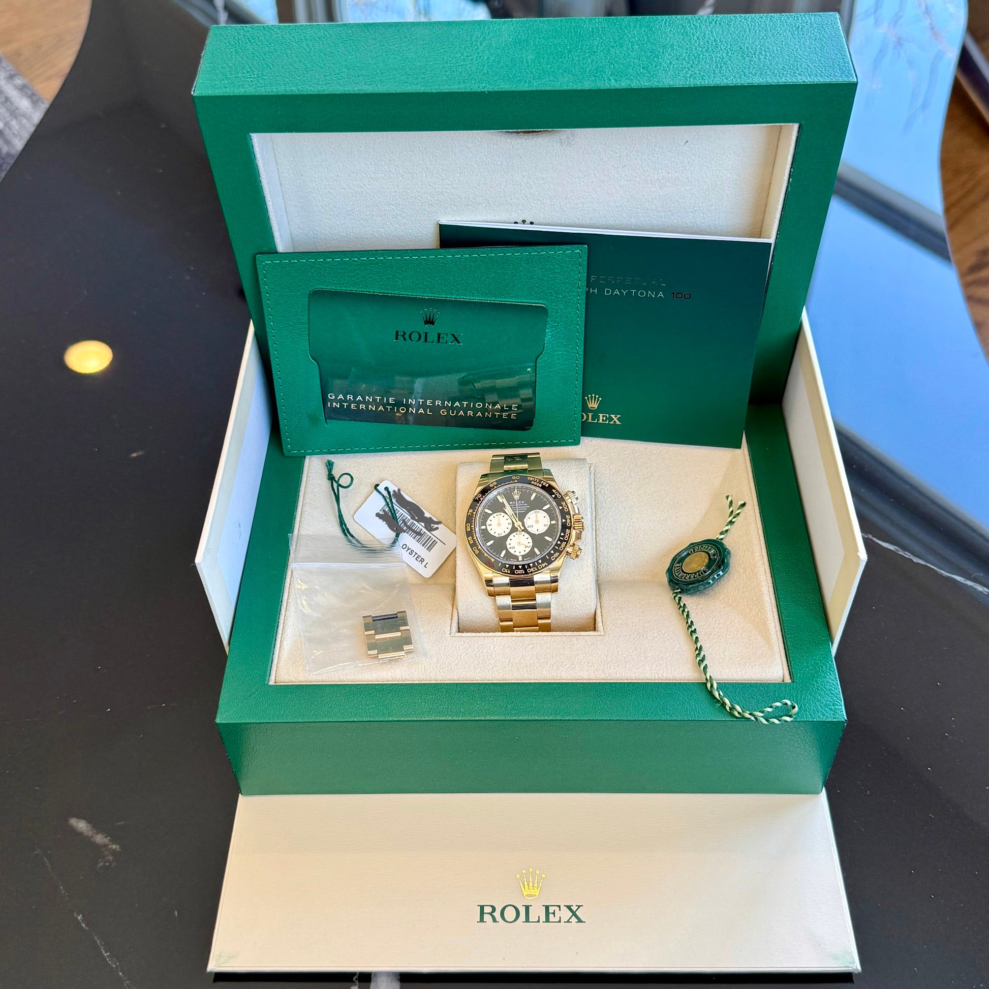 Rolex Daytona "Le Mans" Black and White Index Dial 126528ln